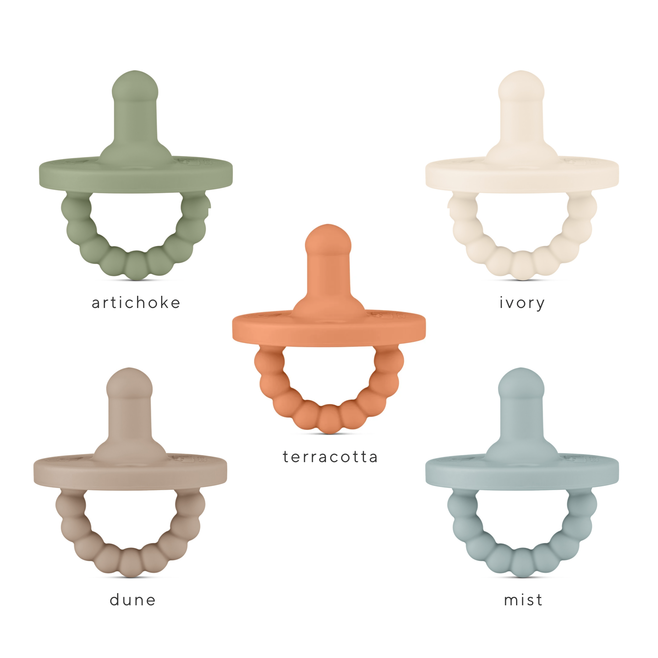 Cutie PAT Round (0m+) Pacifier Value 5 Packs