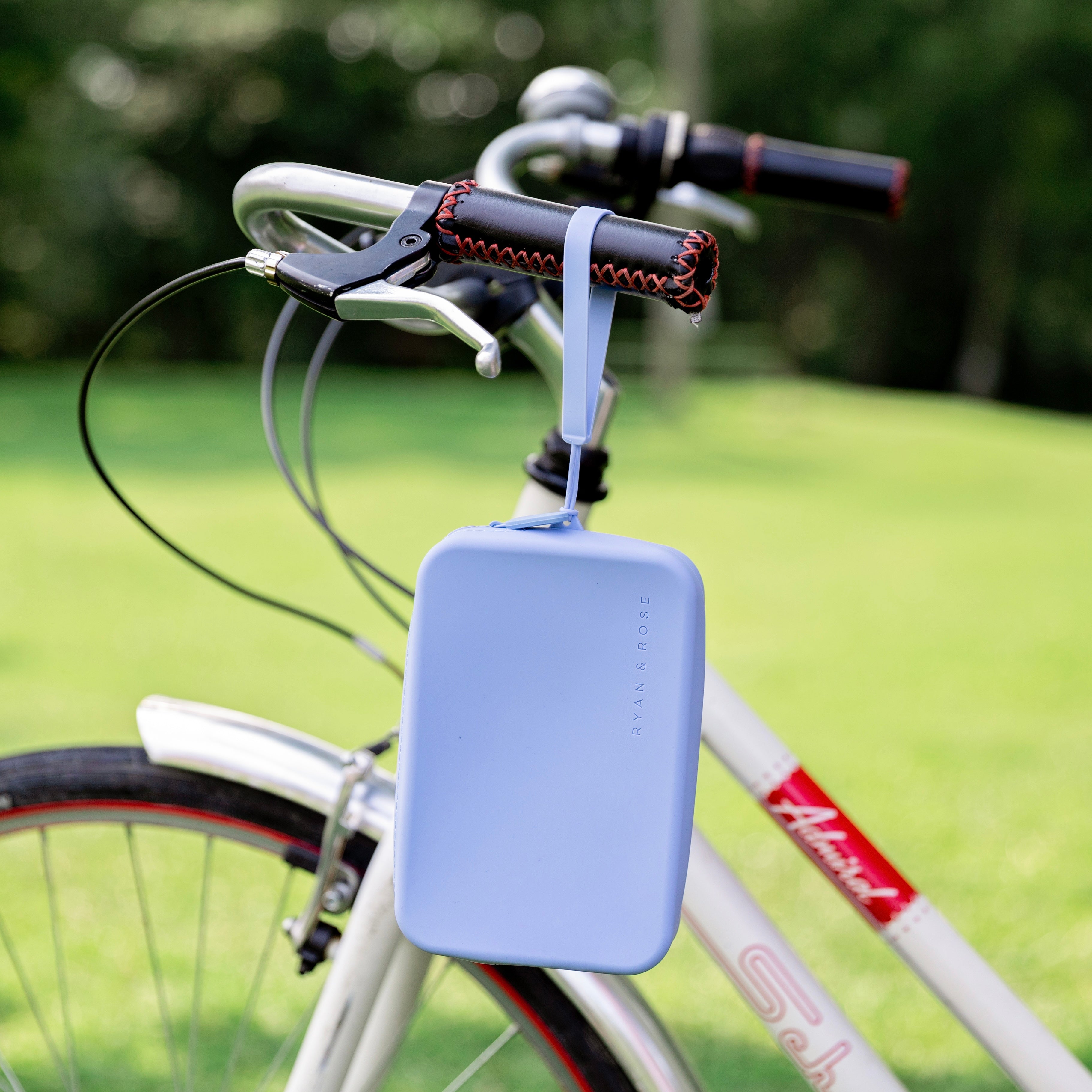 Pouch on bike