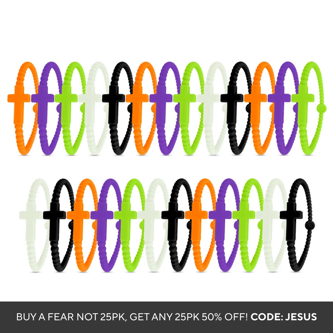 Jesus Bracelets - 25 Packs