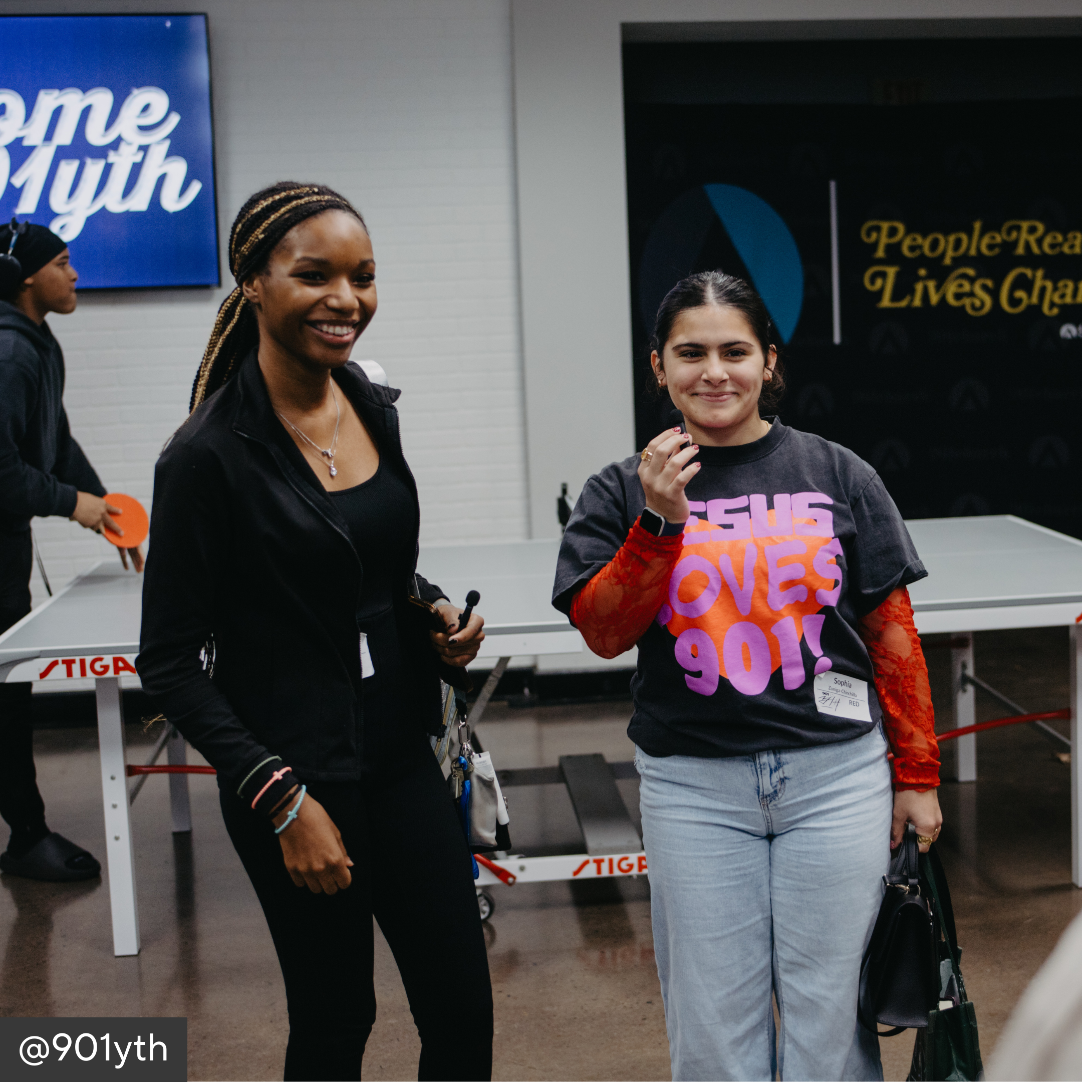 Kids standing in church