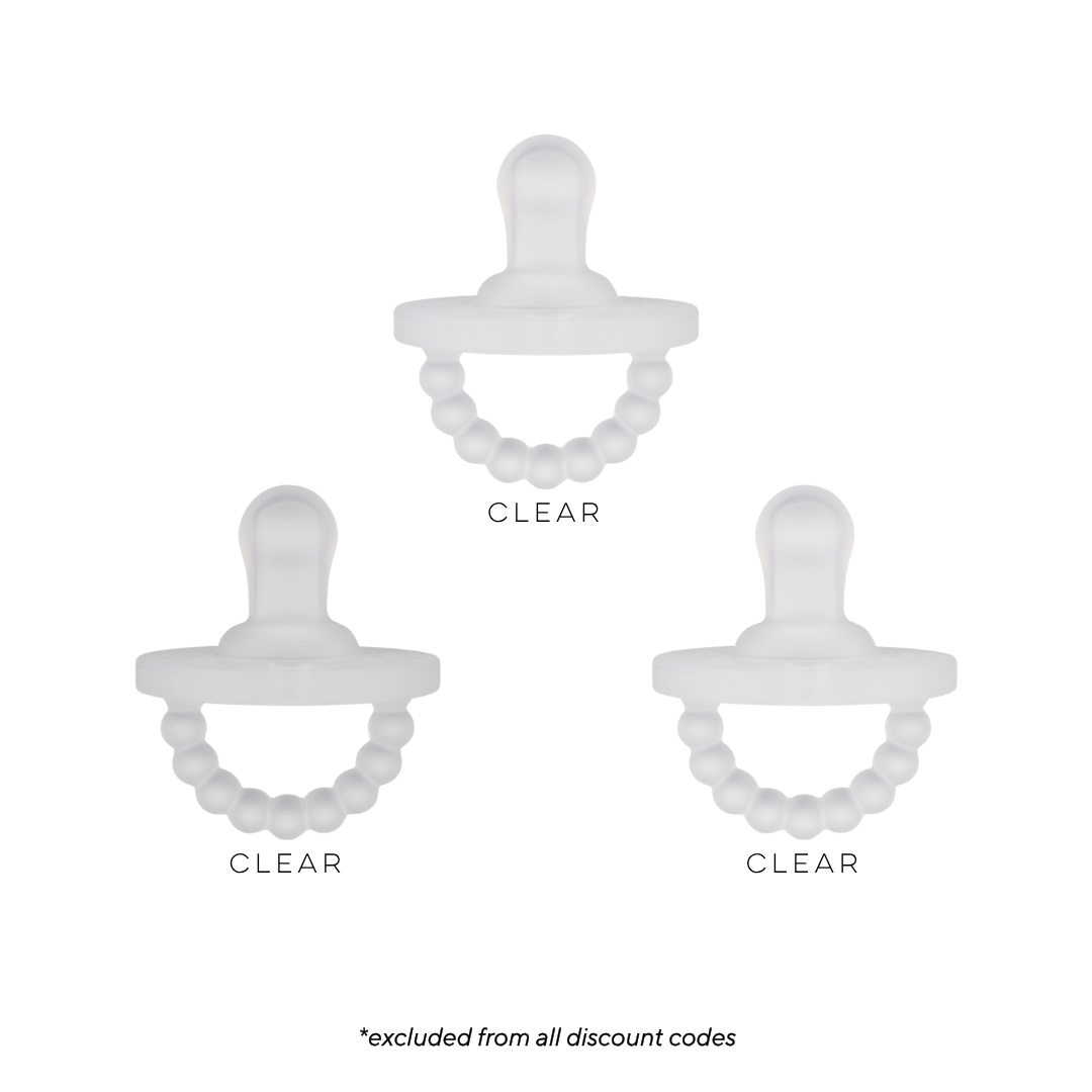 Cutie PAT Flat (0m+) Pacifier Value 3 Packs
