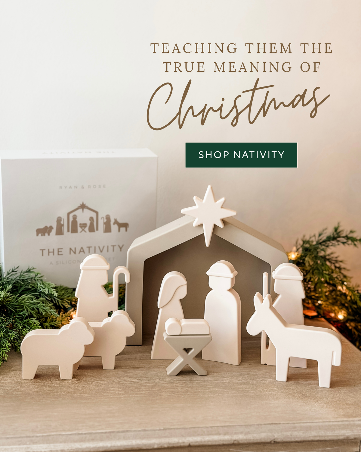 Nativity play set