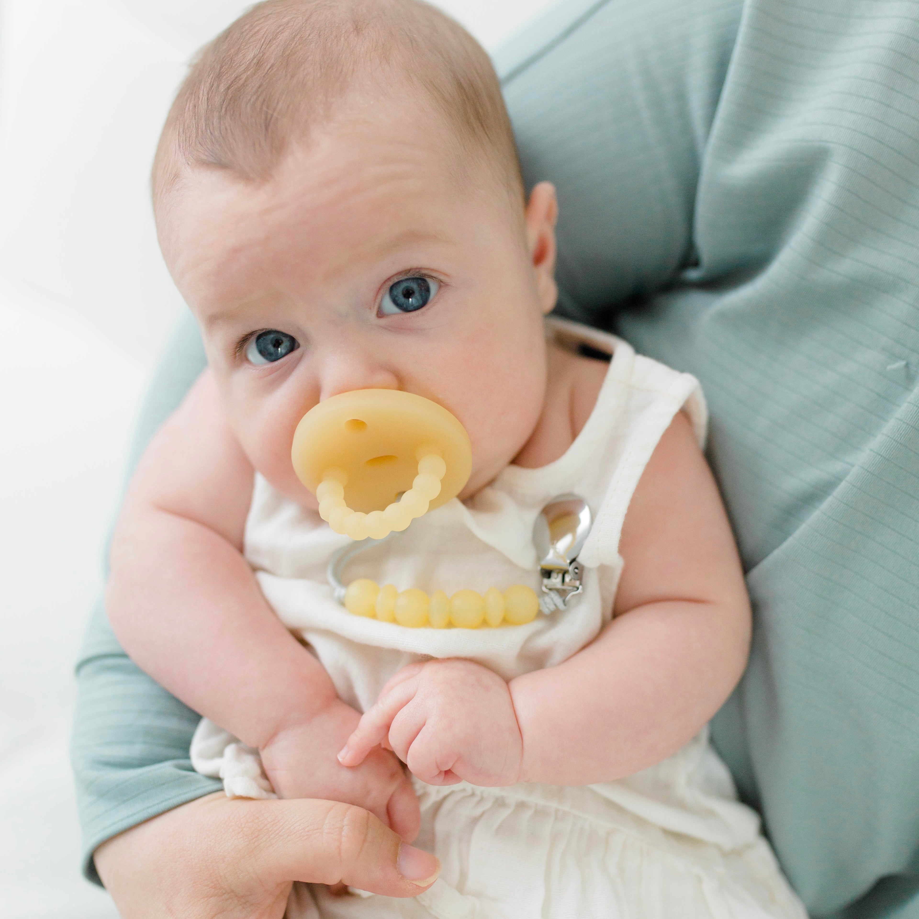 baby with a pacifier