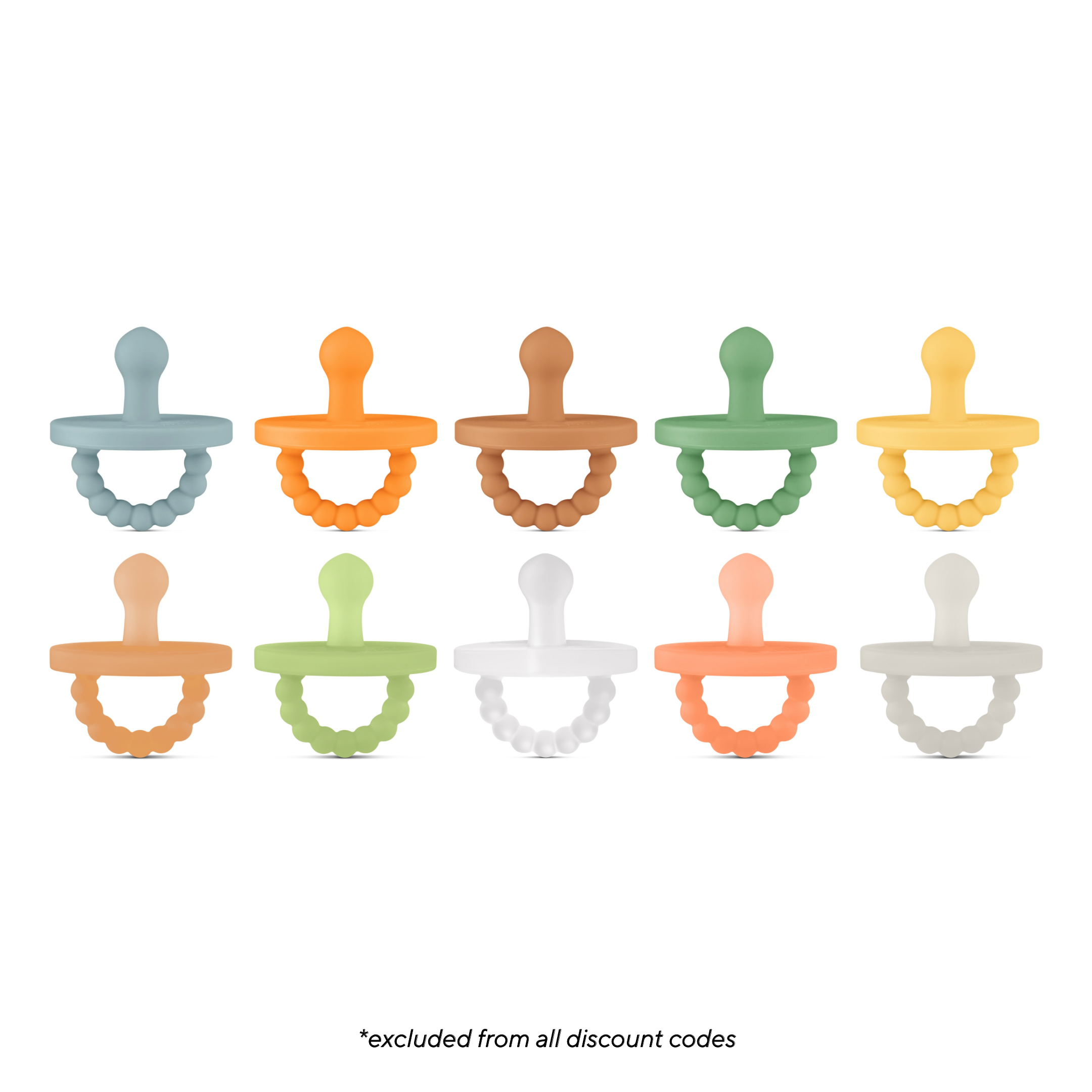 Cutie PAT Bulb (0-6m) Pacifier Value 10 Packs