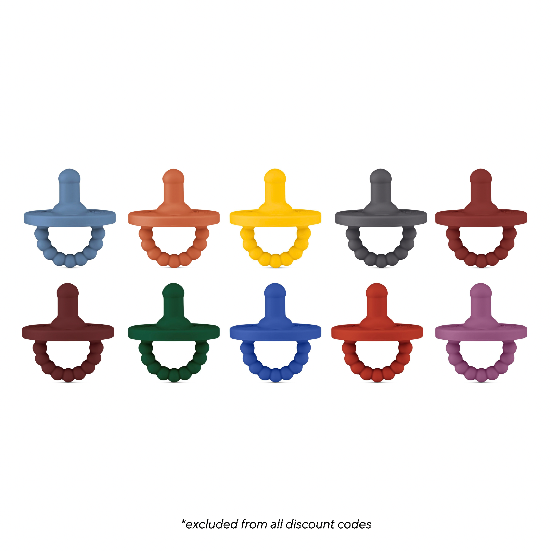 Cutie PAT Round (0-6m) Pacifier Value 10 Packs