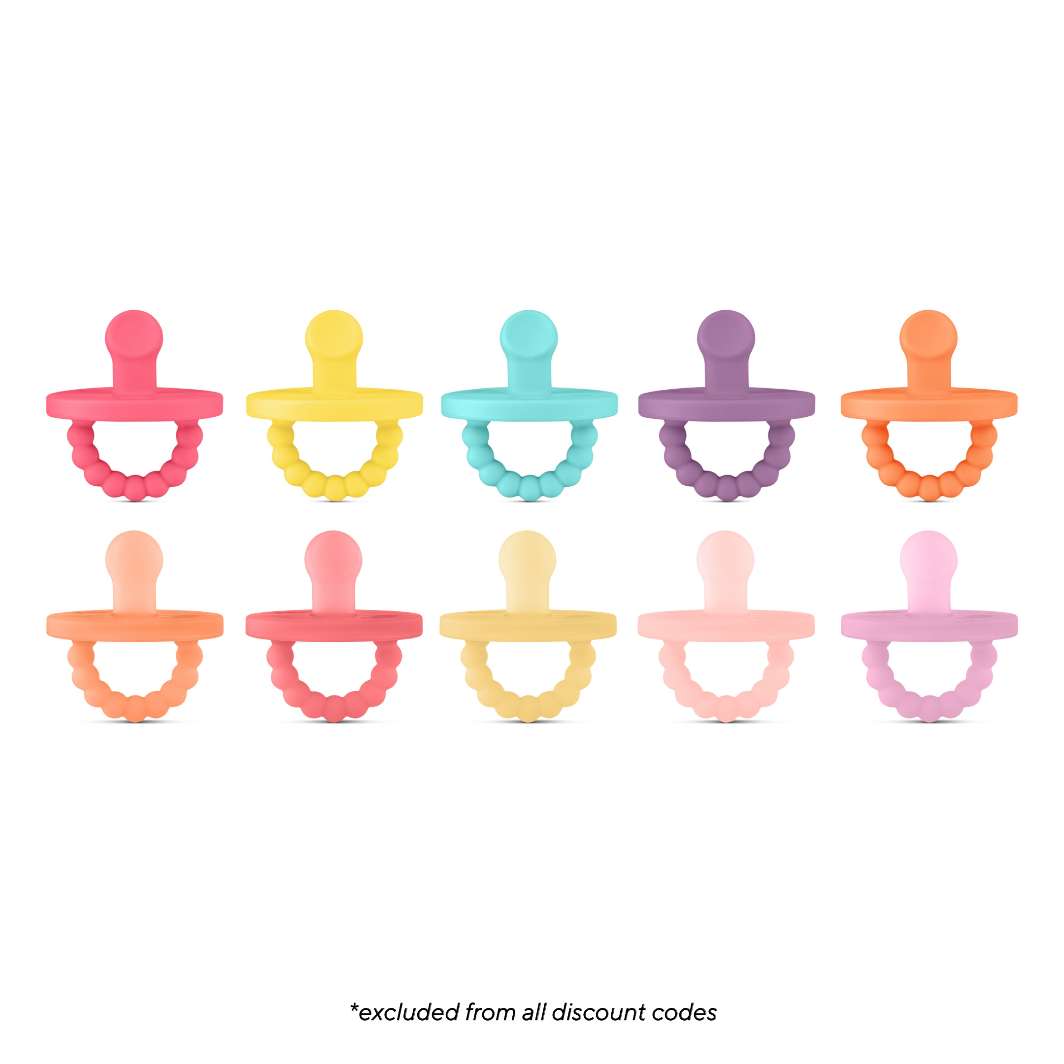 Cutie PAT Slant (0-6m) Pacifier Value 10 Packs