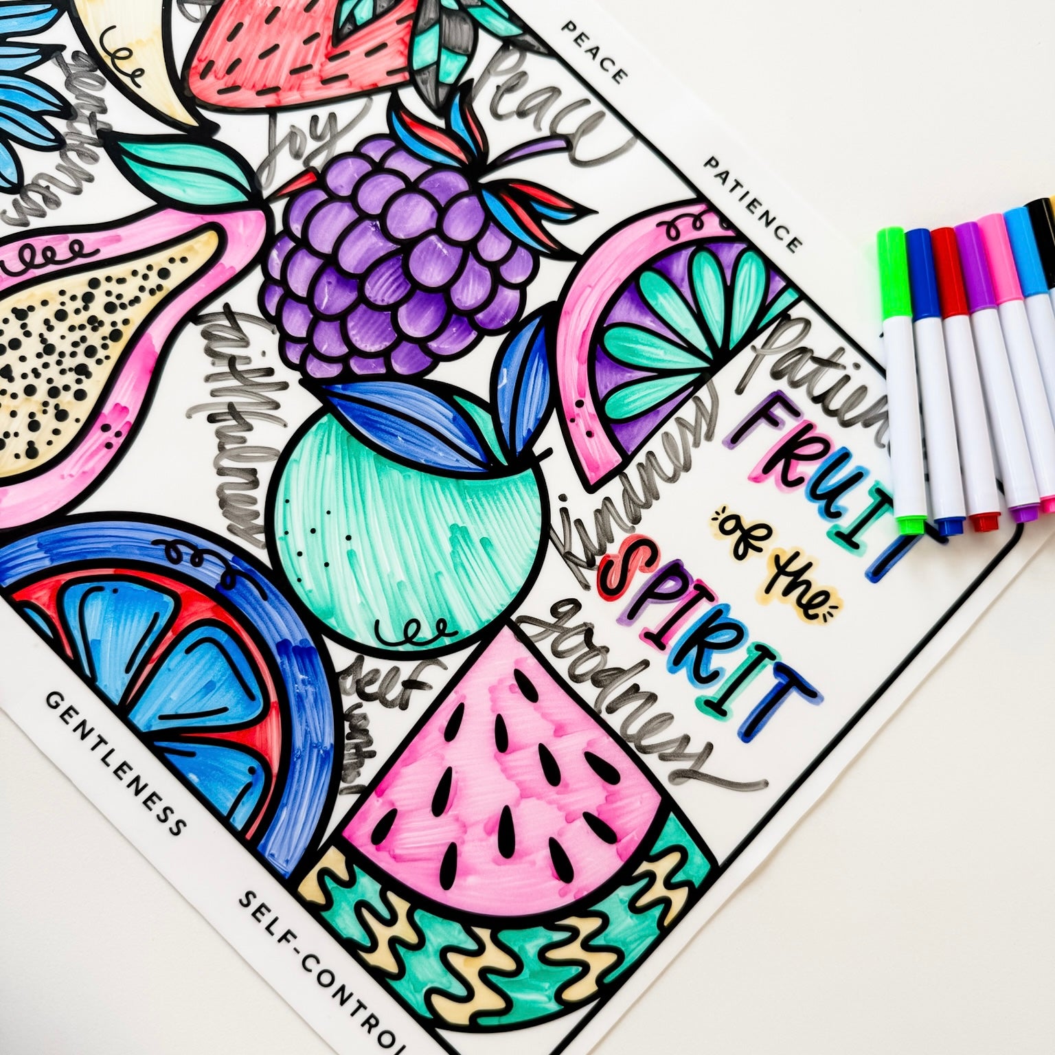 Colorful illustration of &