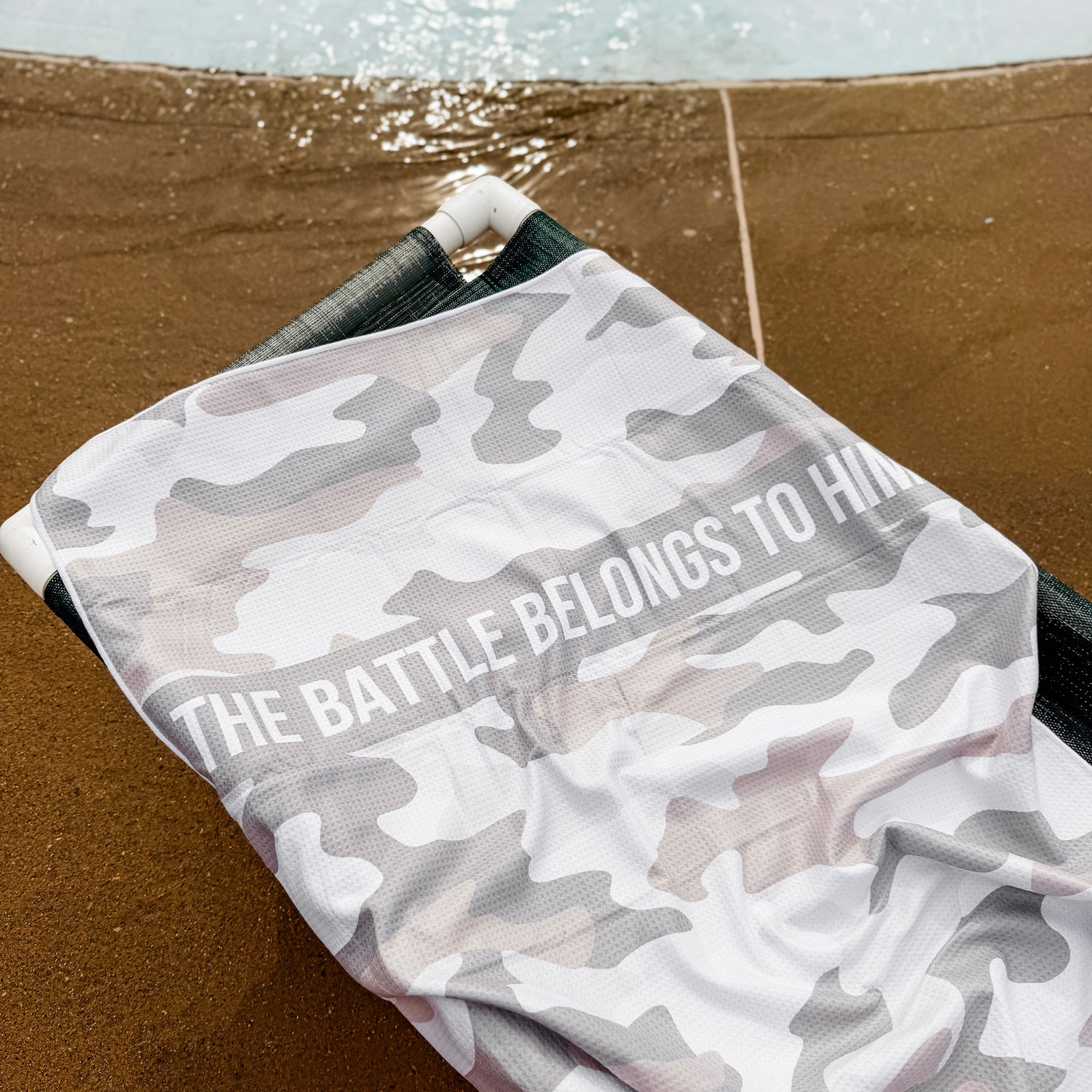 Camouflage towel with &