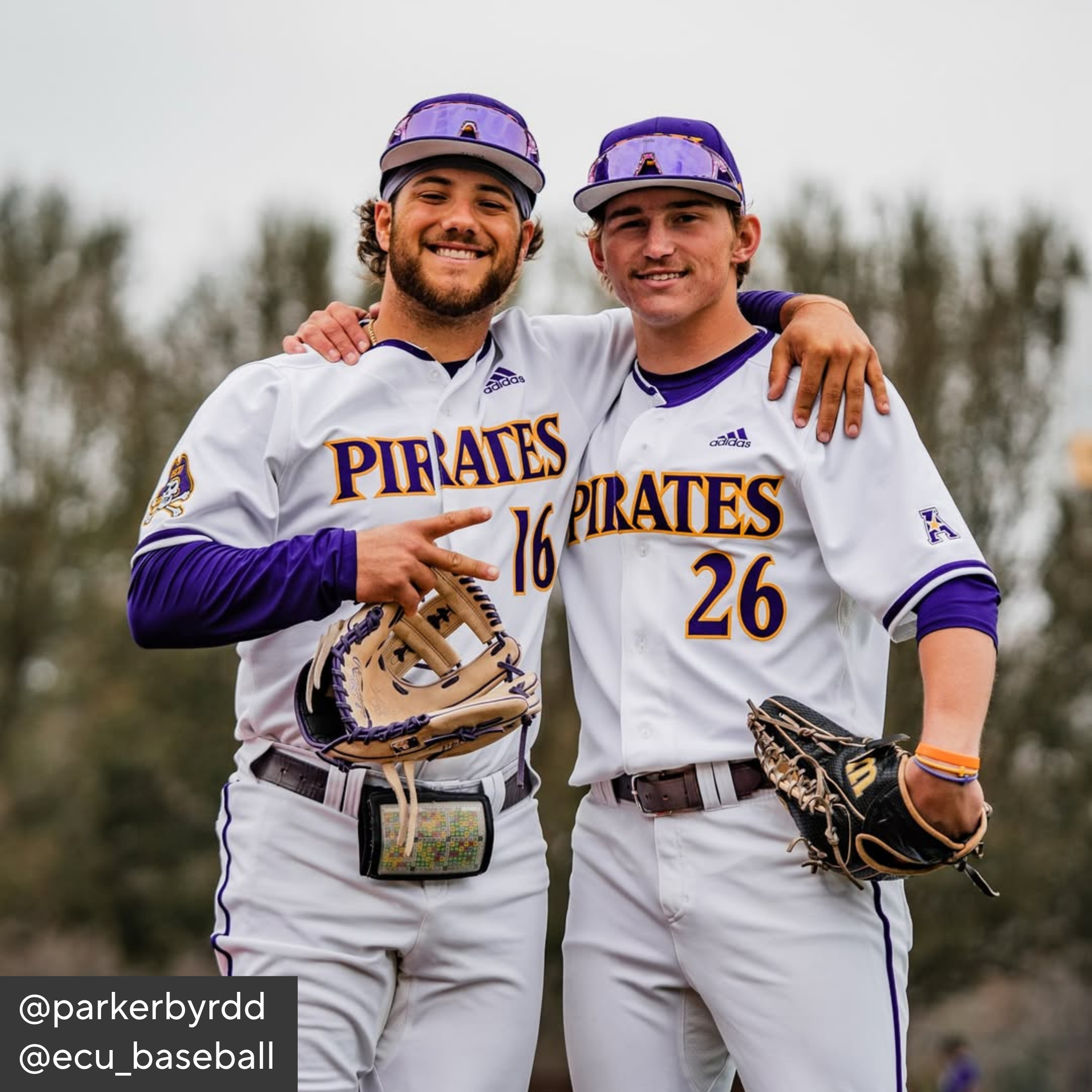 Two baseball players in &