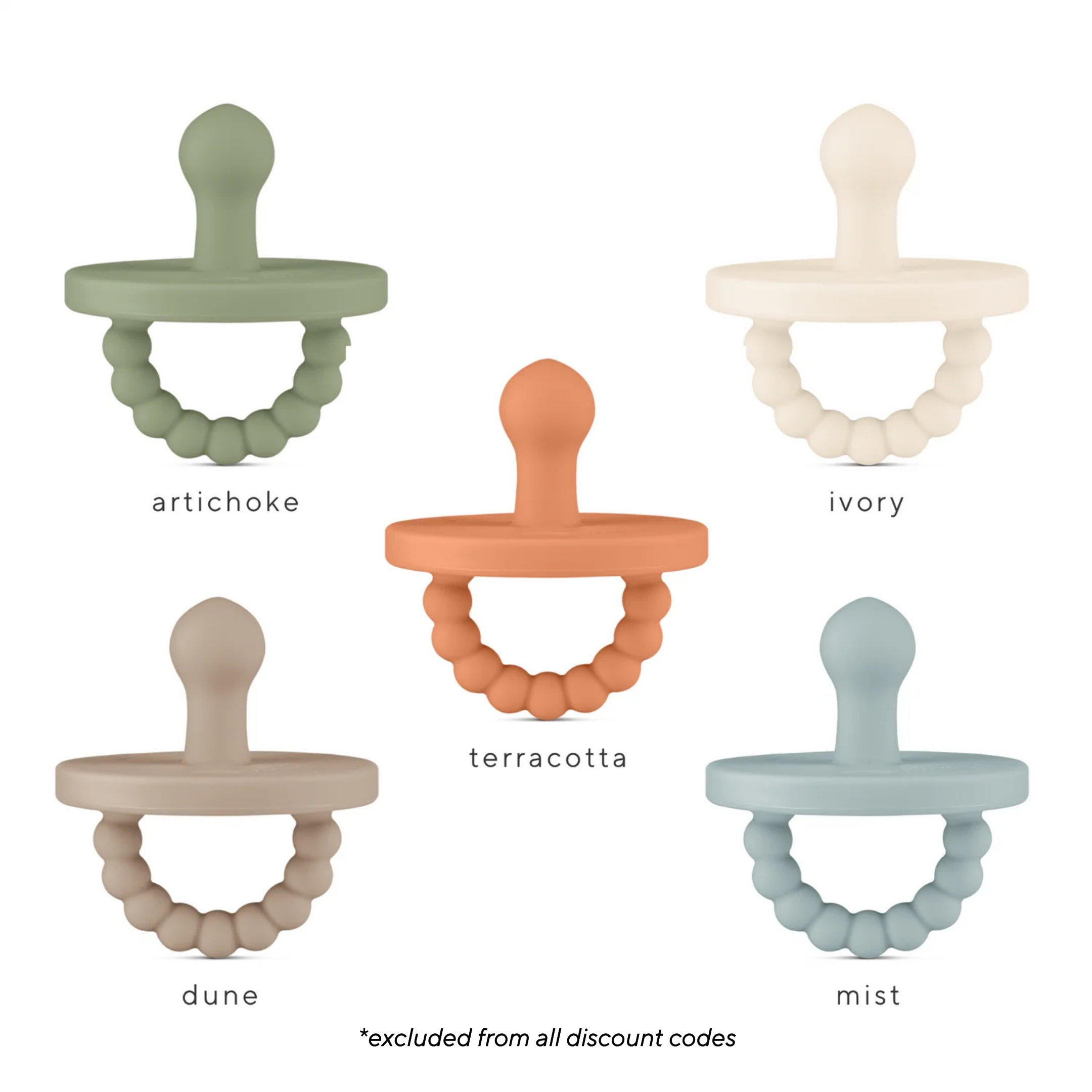 Cutie PAT Bulb (0-6m) Pacifier Value 5 Packs