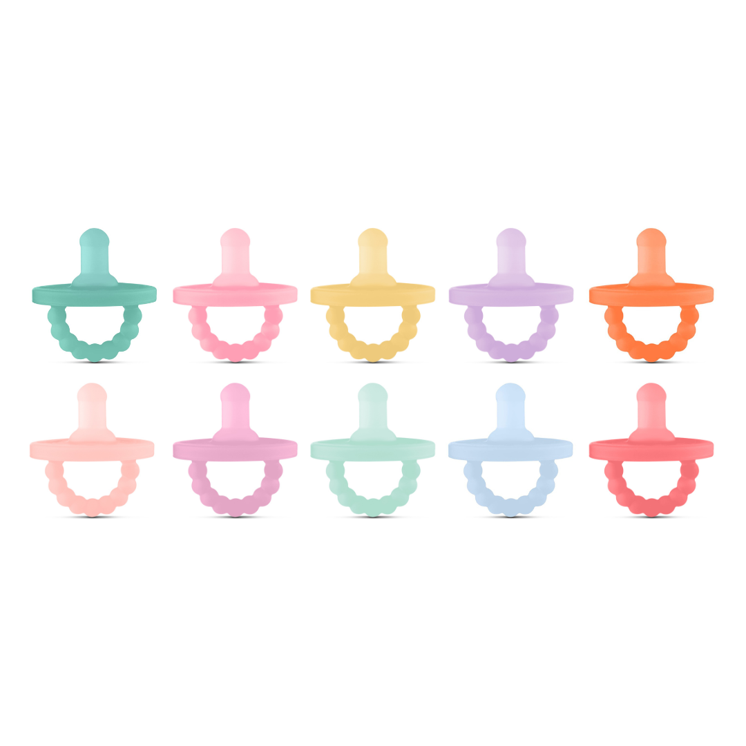 Cutie PAT Round (0-6m) Pacifier Value 10 Packs