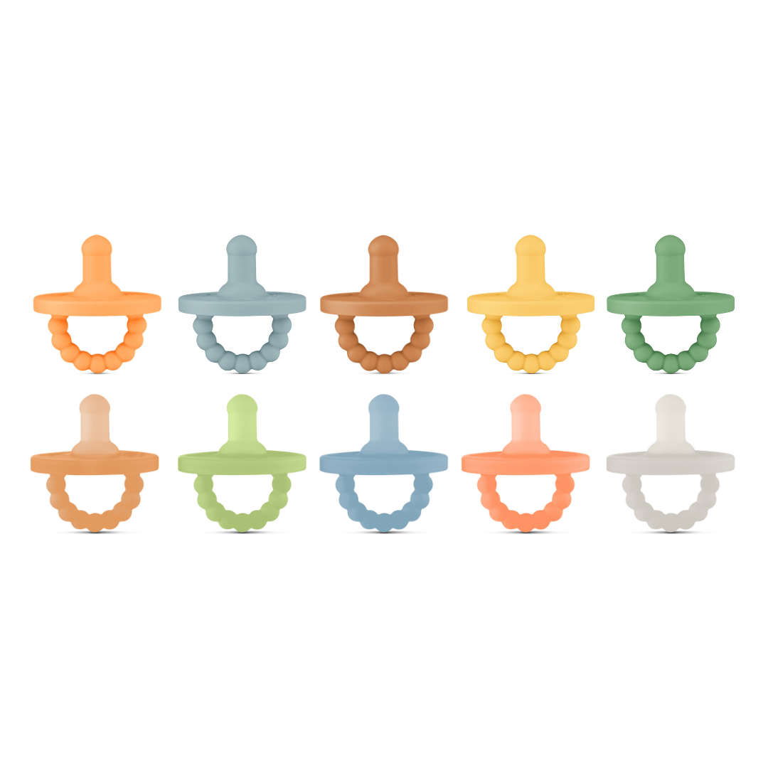 Cutie PAT Round (0-6m) Pacifier Value 10 Packs