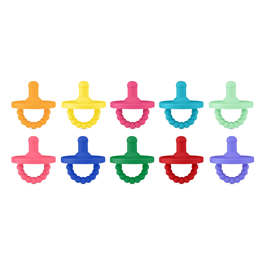 Cutie PAT Round (0m+) Pacifier Value 10 Packs