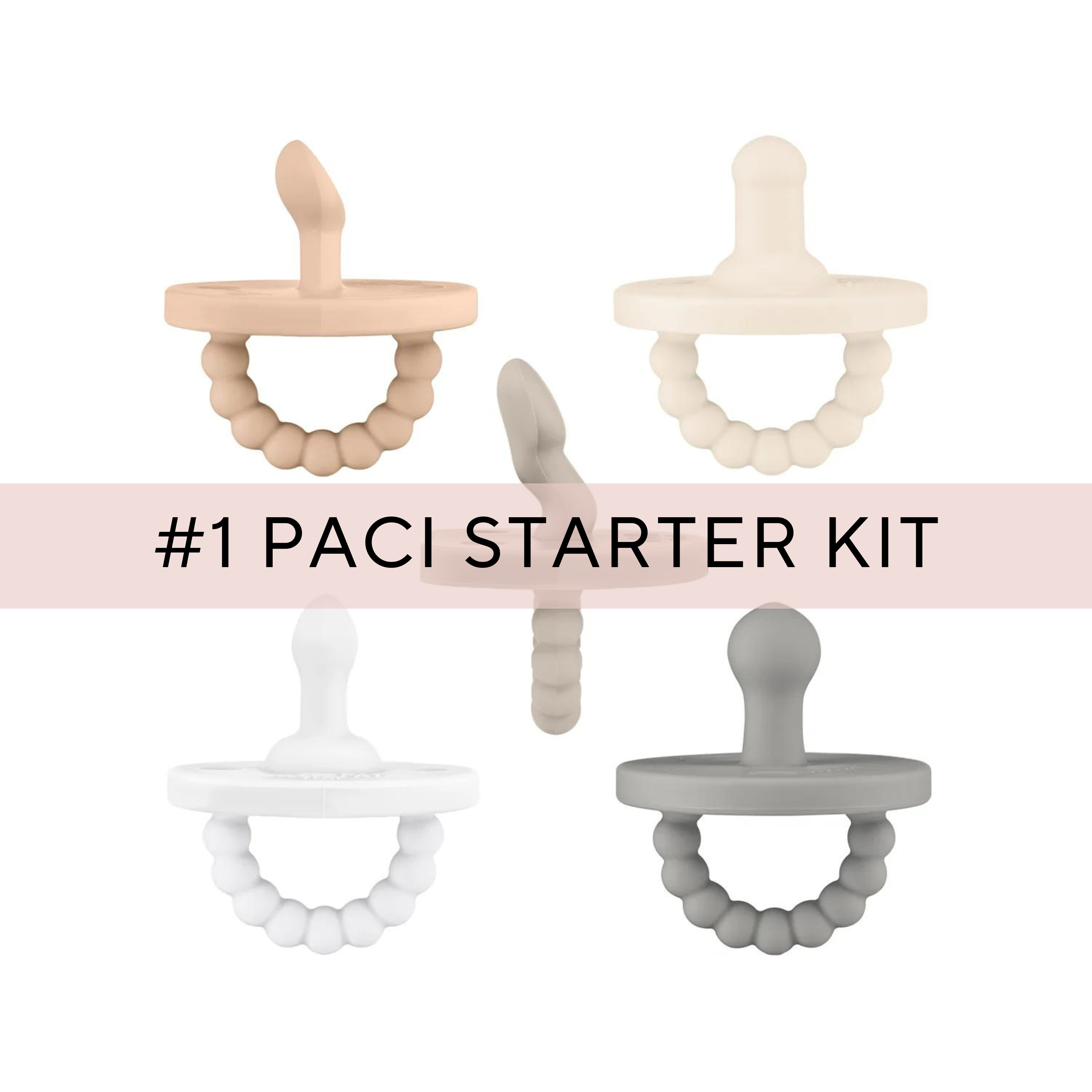 Cutie PAT Kit Silicone Pacifier Teether In One – Ryan And Rose