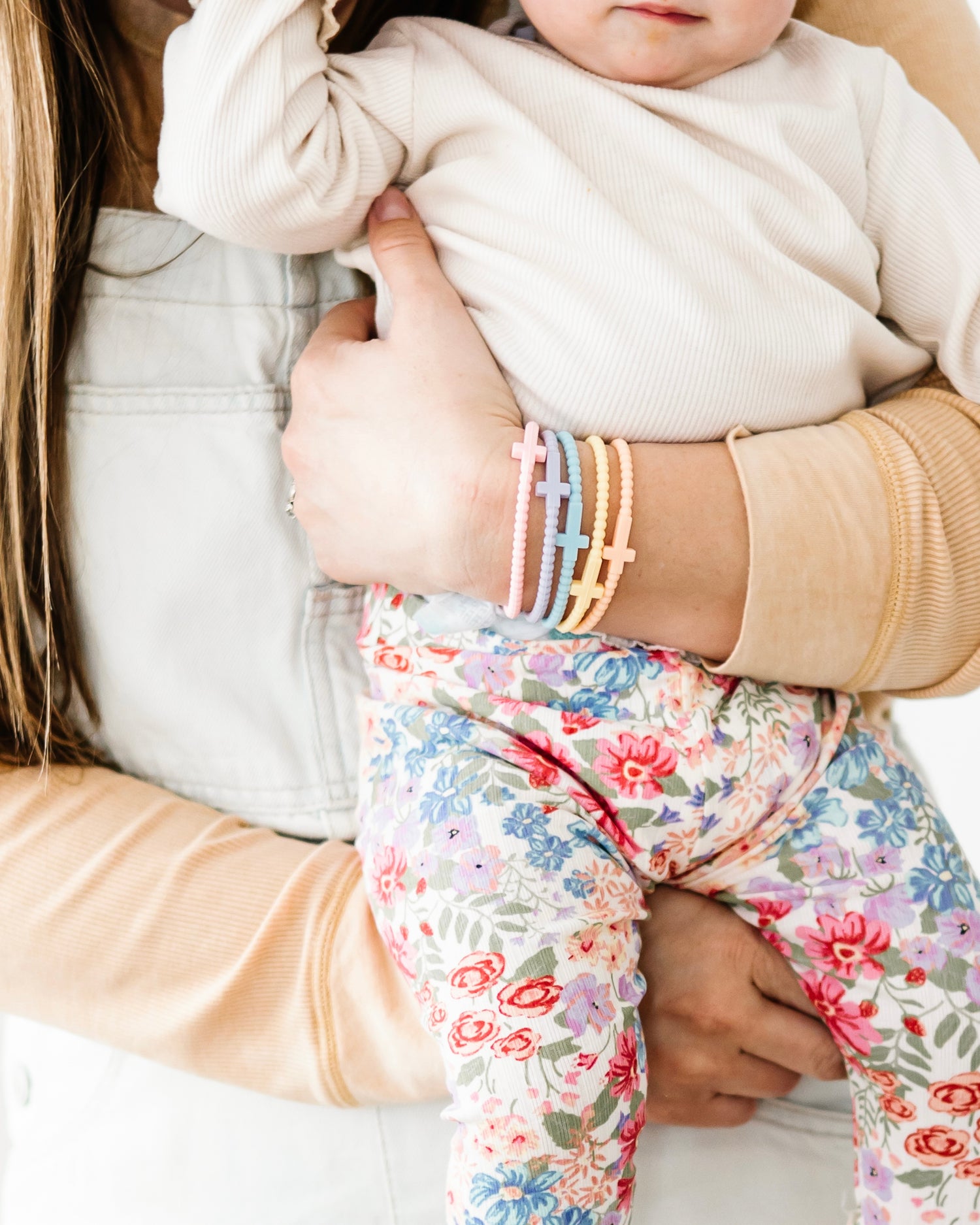 Woman wearing Jesus Bracelets