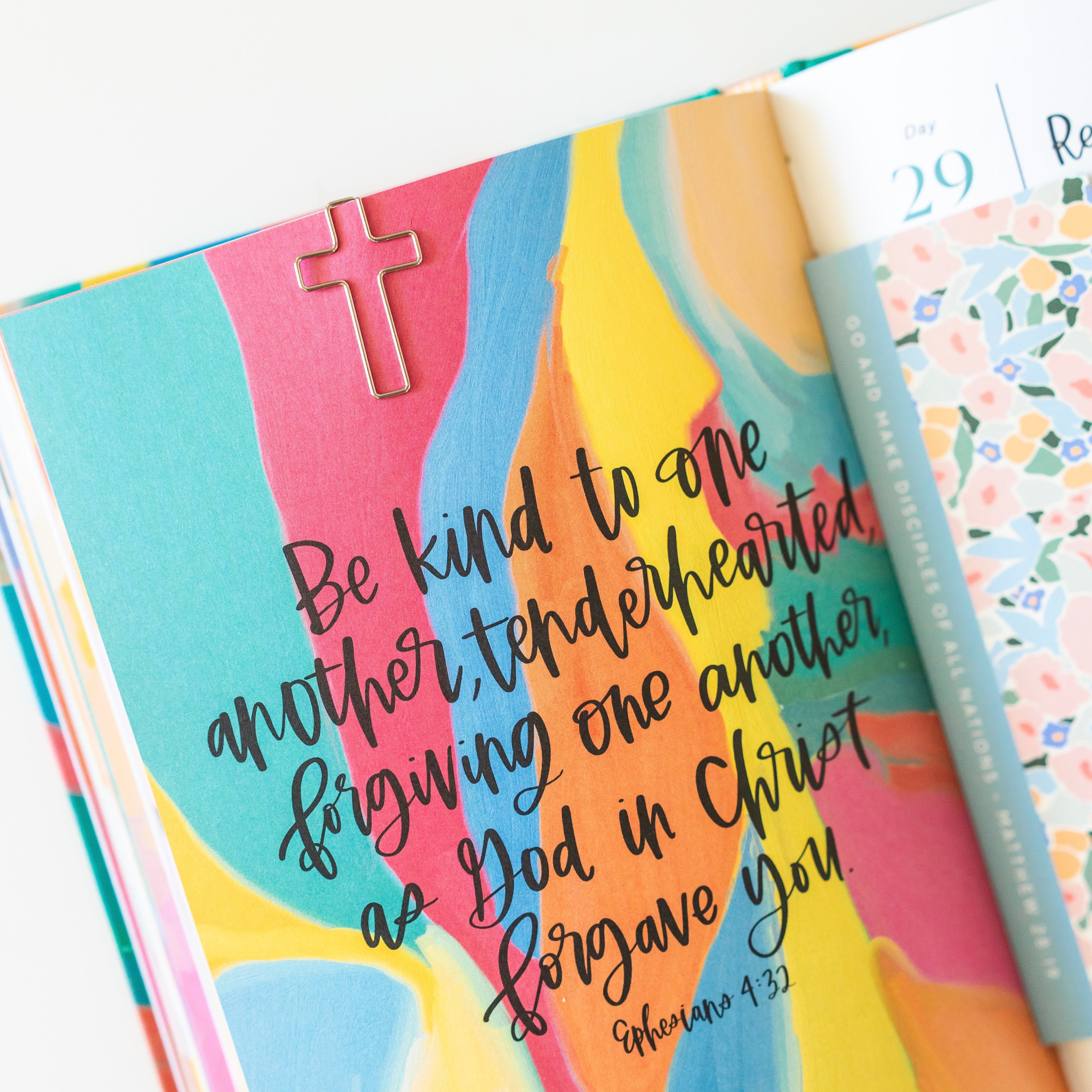 Bookmark and cross clips