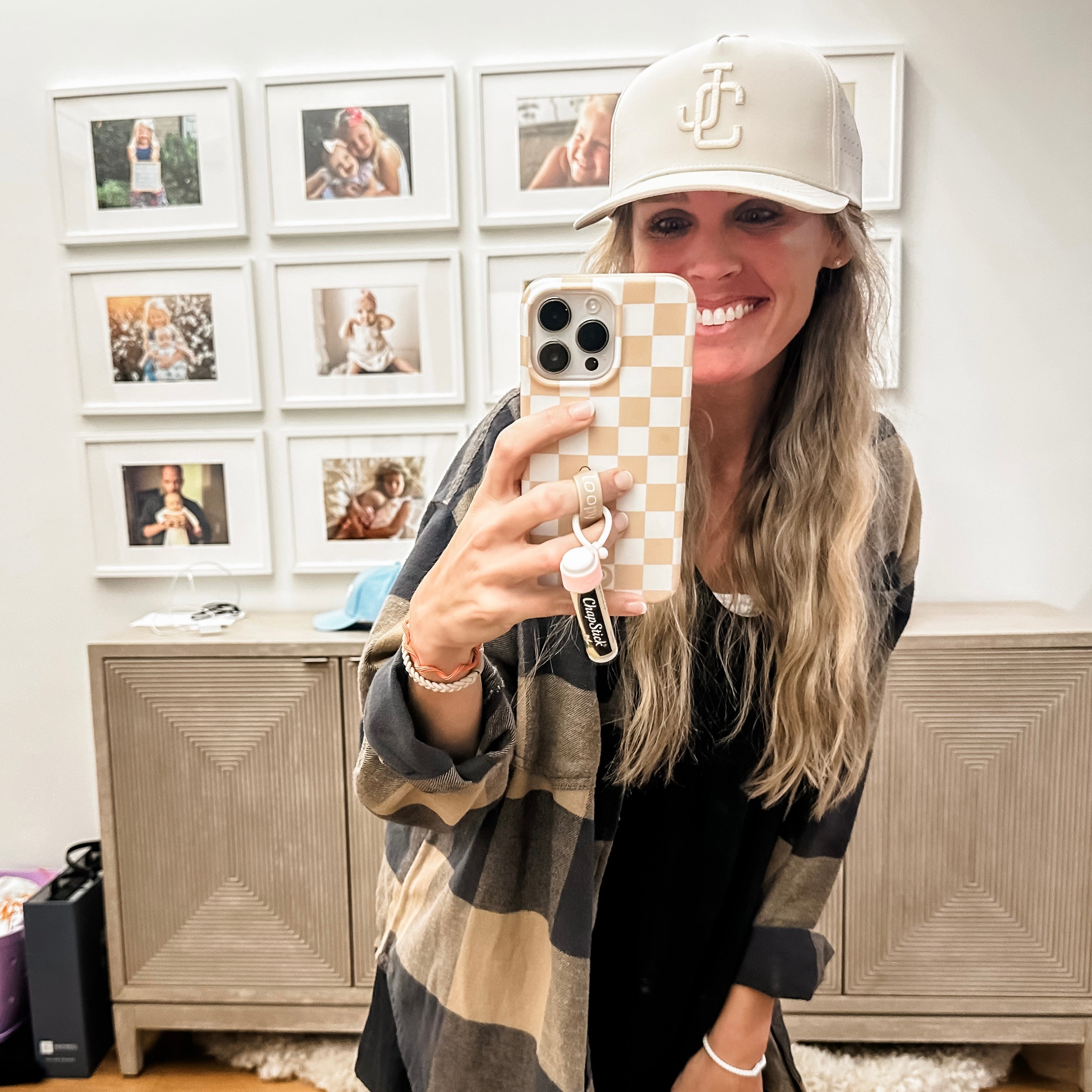 Woman wearing Jesus Christ Hat