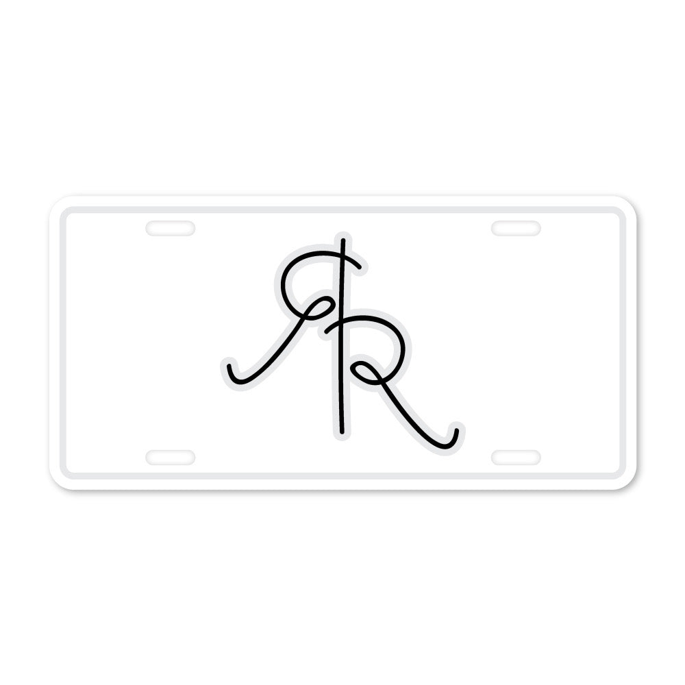 Ryan & Rose License Plate