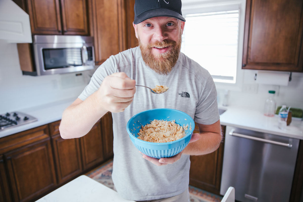 Ferrell Favorites - Lunch (Tuna & Rice) and Dinner (Beef Tacos)