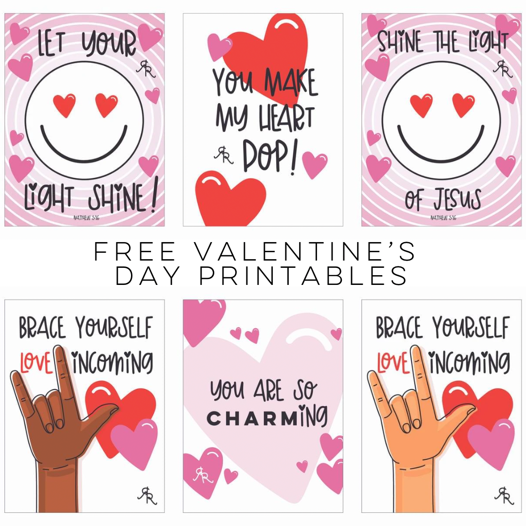 Free printables for valentines day