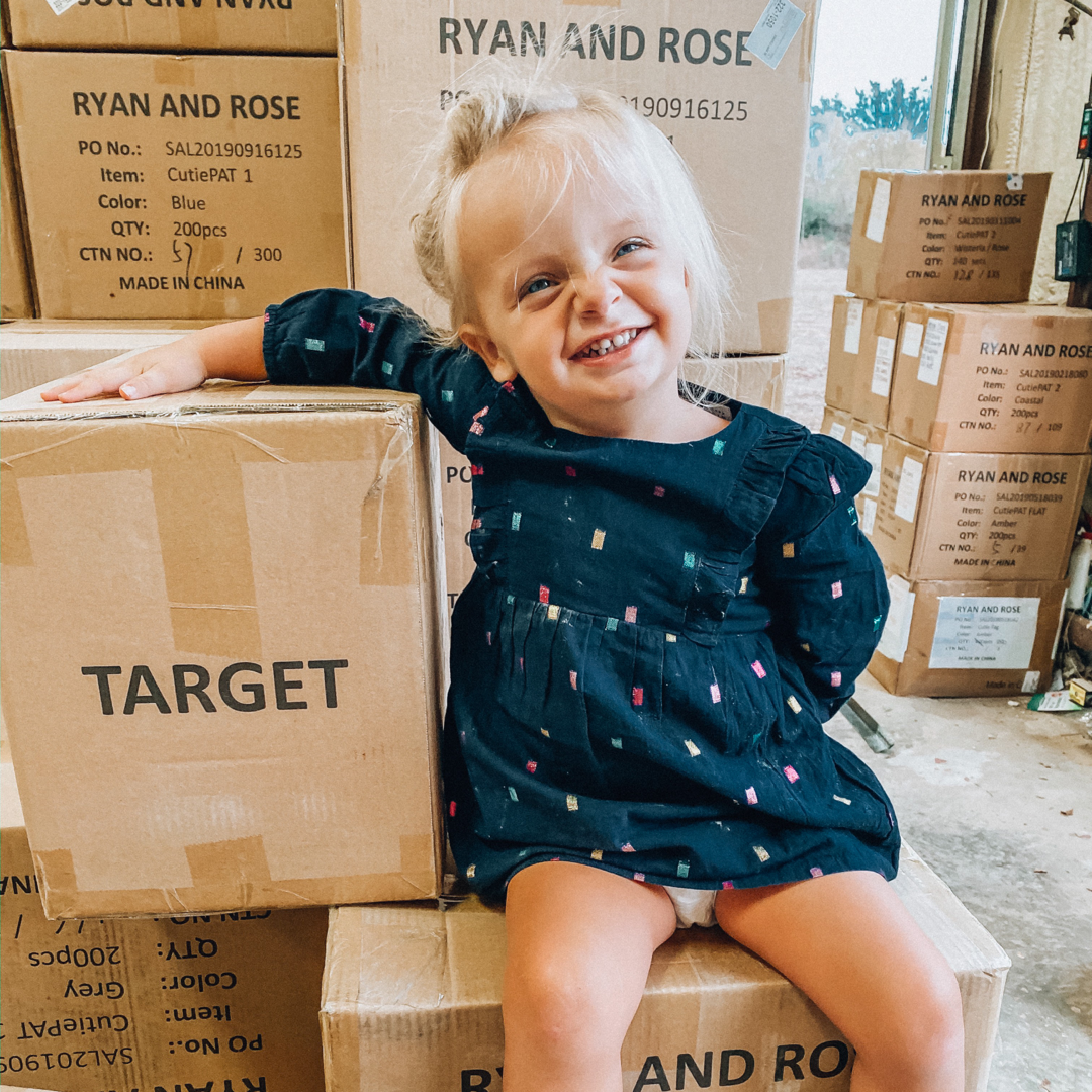 Child with a box