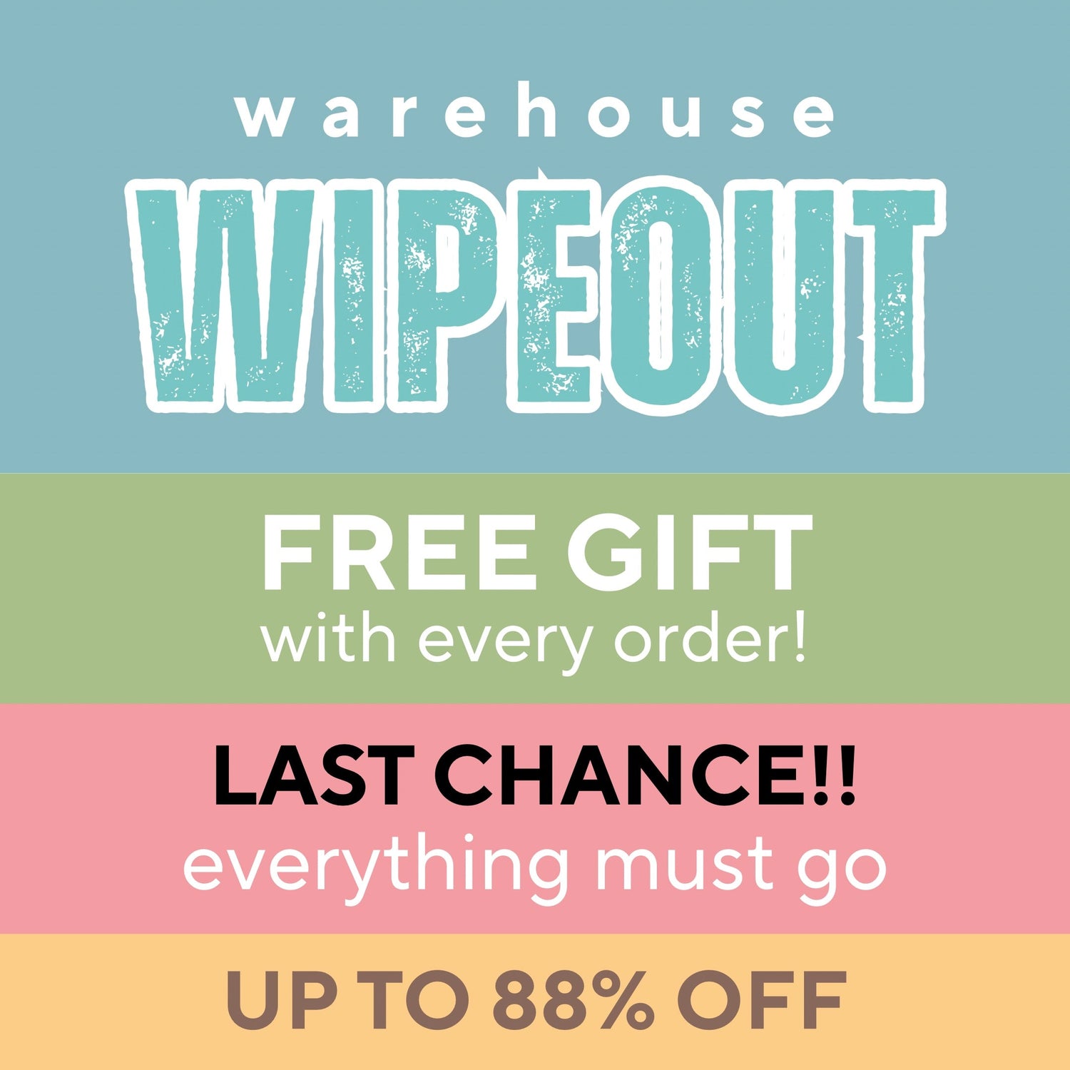 Warehouse sale