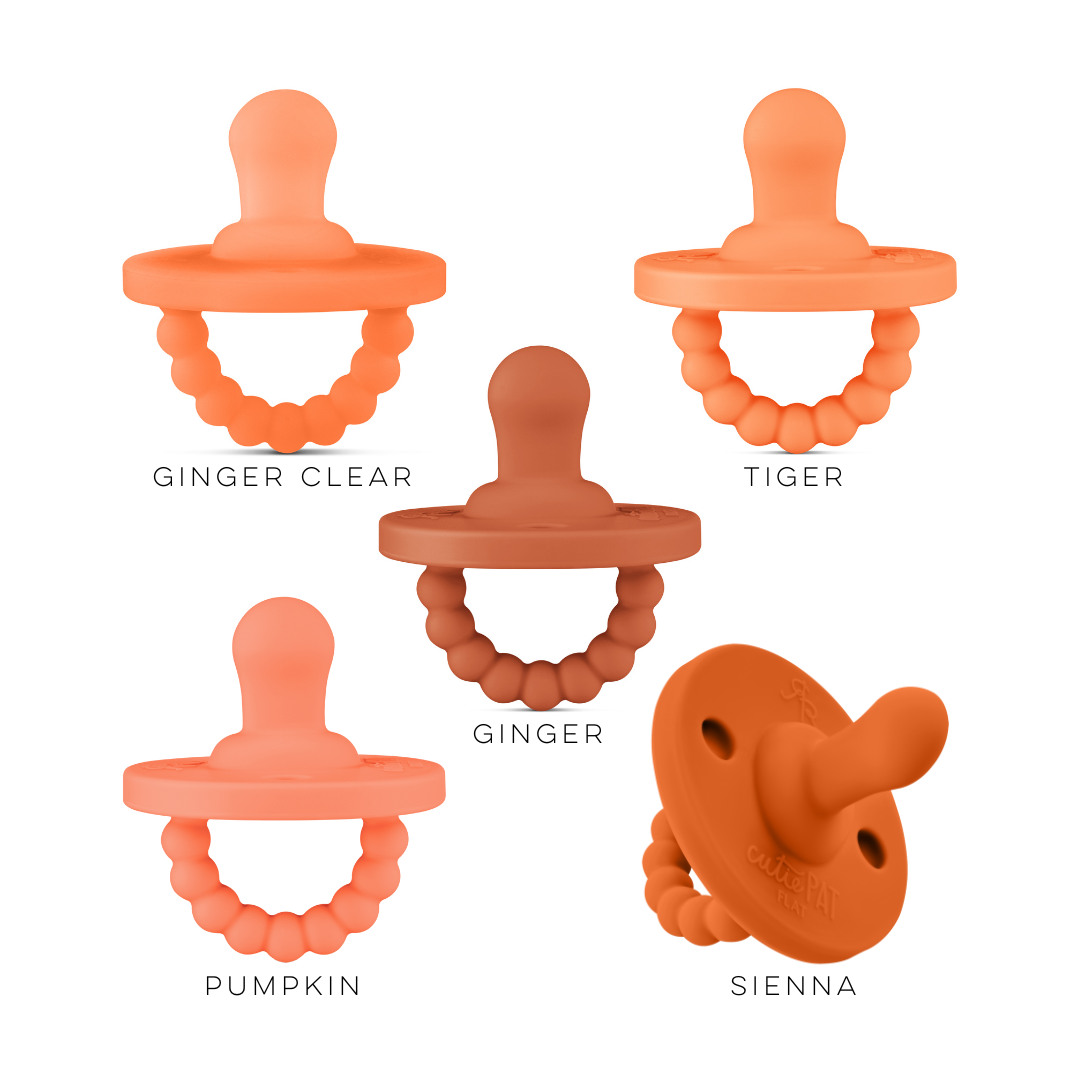 Cutie PAT Flat (0m+) Pacifier Value 5 Packs