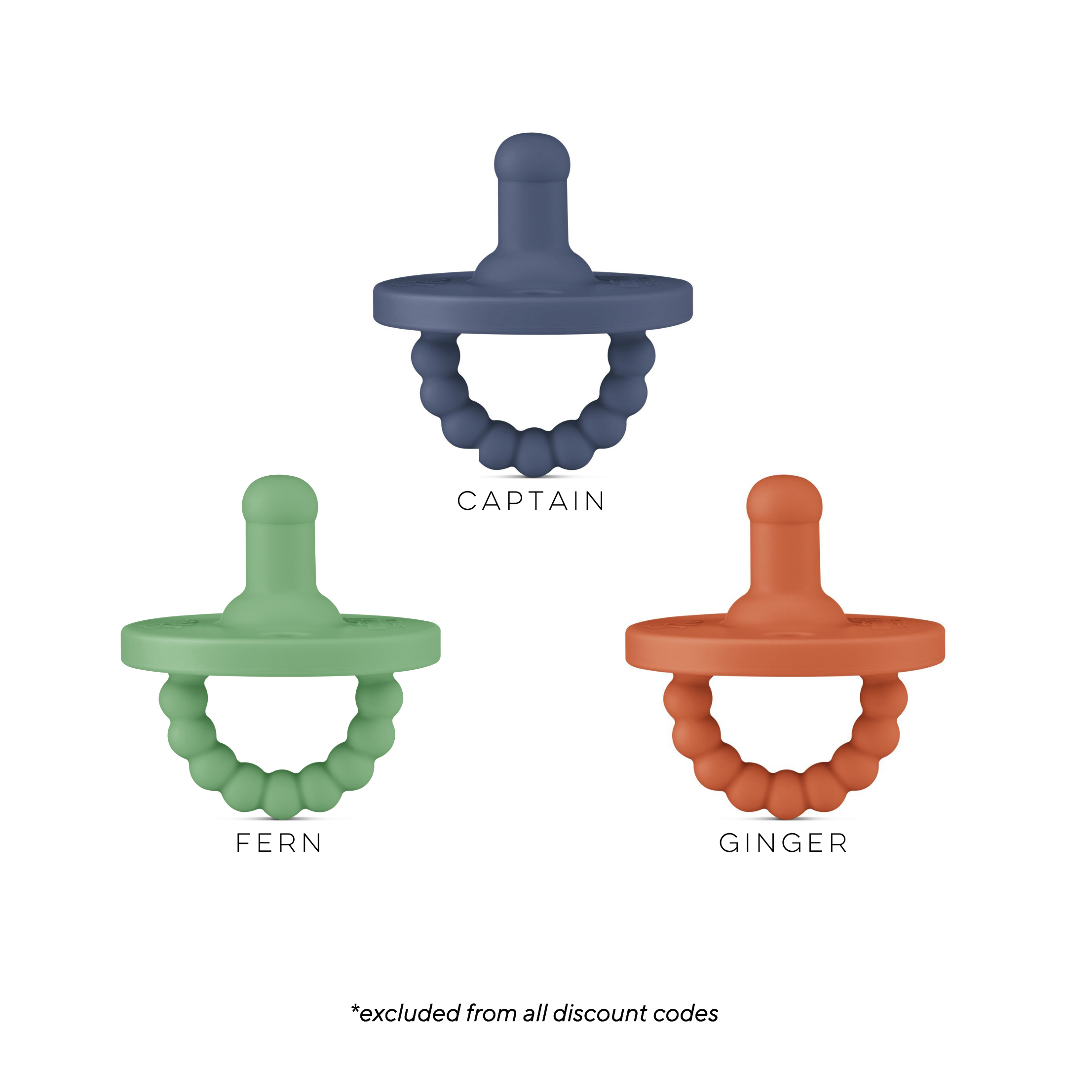 Cutie PAT Round (0m+) Pacifier Value 3 Packs