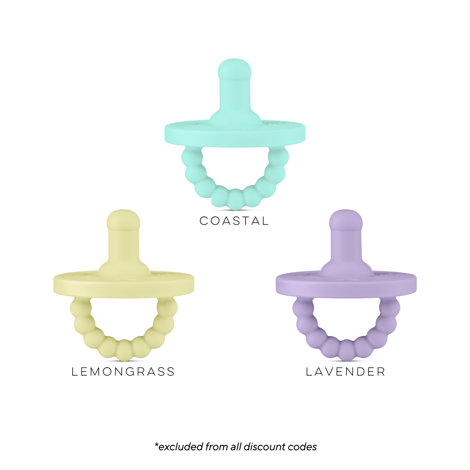 Cutie PAT Round (0m+) Pacifier Value 3 Packs