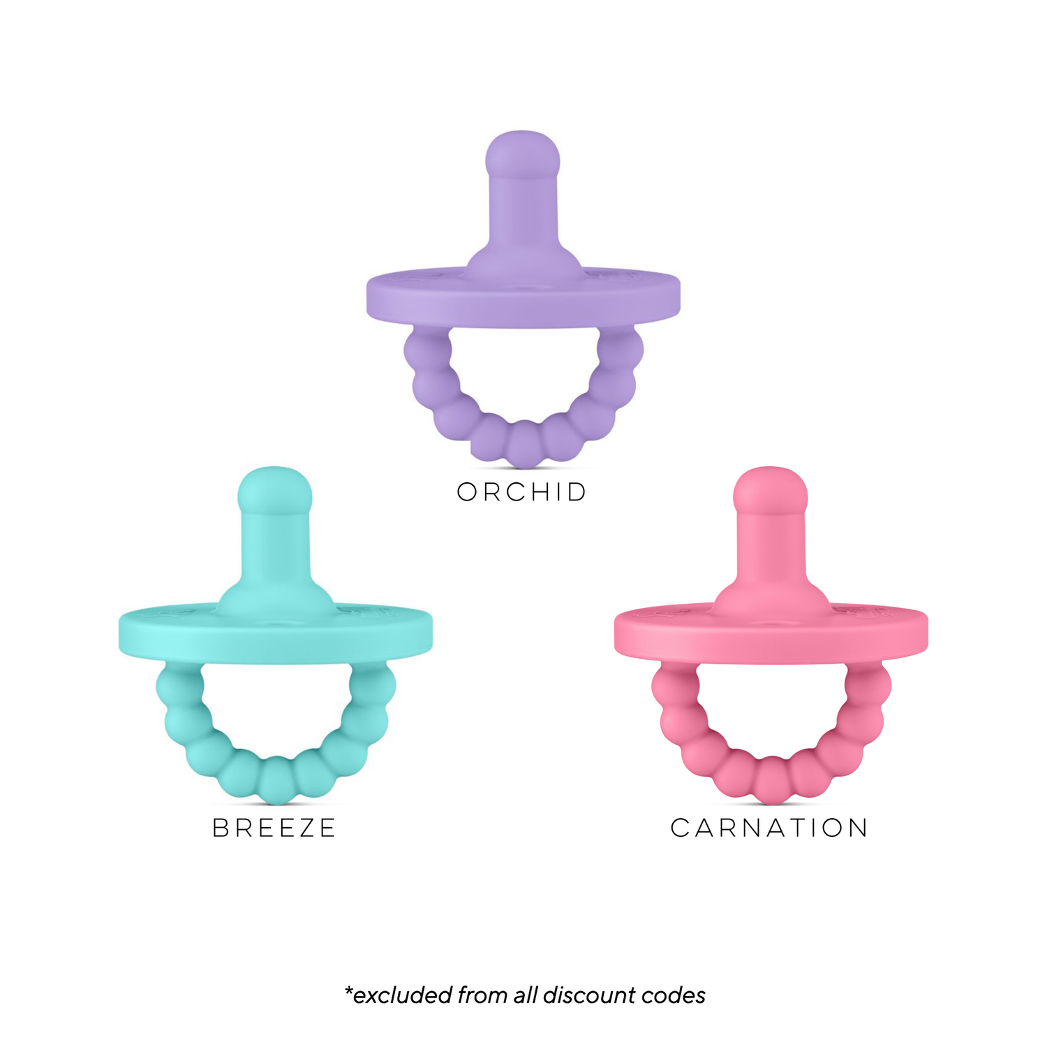 Cutie PAT Round (0m+) Pacifier Value 3 Packs