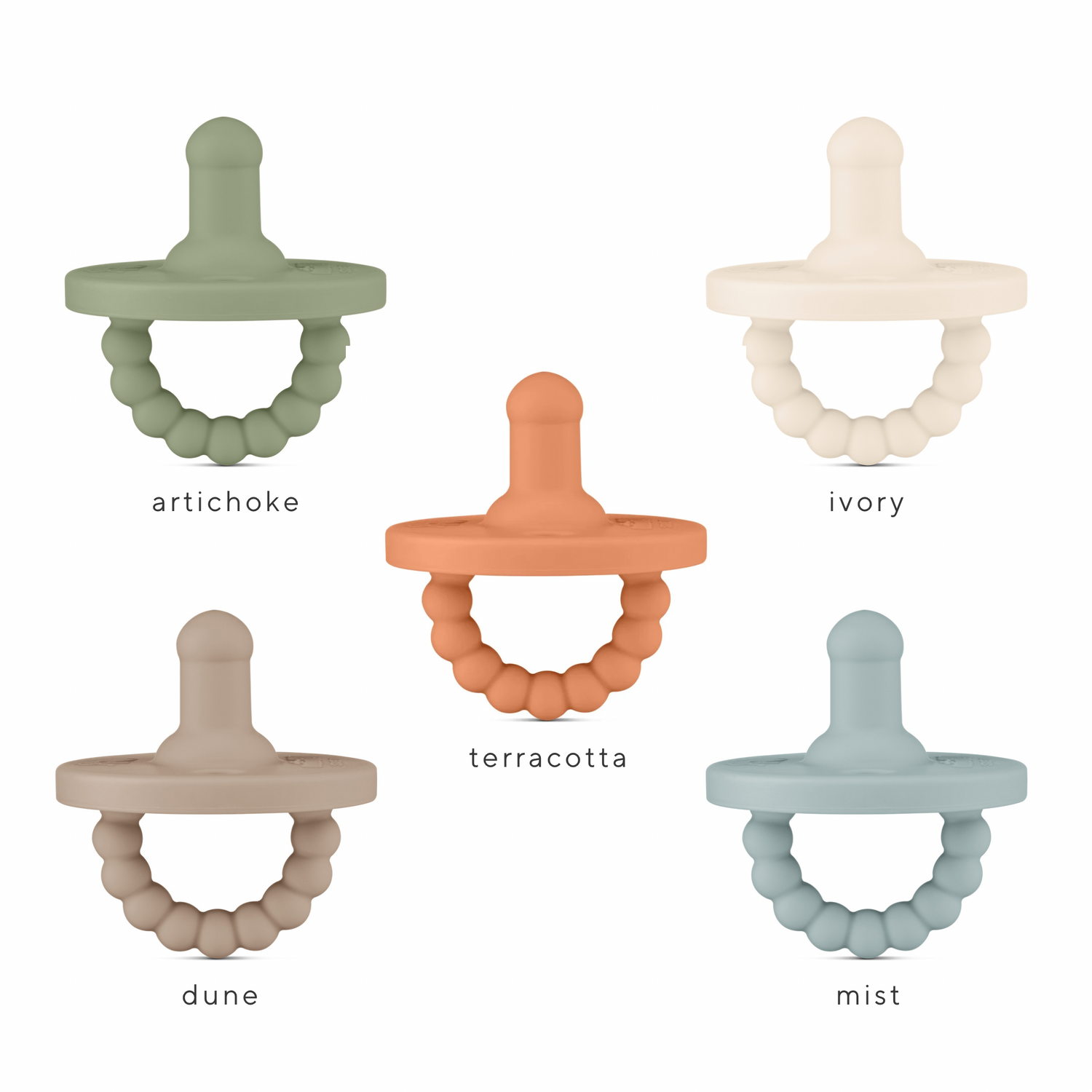Cutie PAT Round (0-6m) Pacifier Value 10 Packs