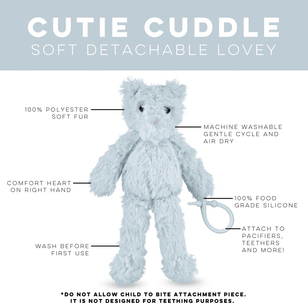 Cutie Cuddle: soft detachable lovey