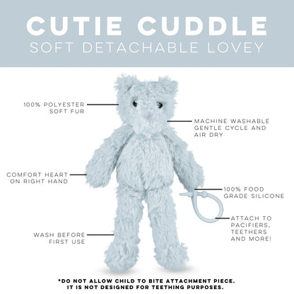 Cutie Cuddle: soft detachable lovey