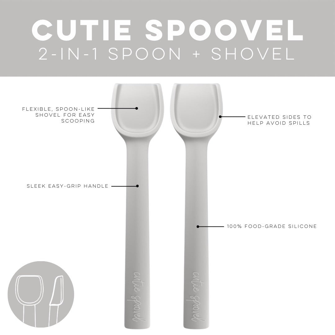 Cutie Spoovel: 2-in-1 spoon and shovel.