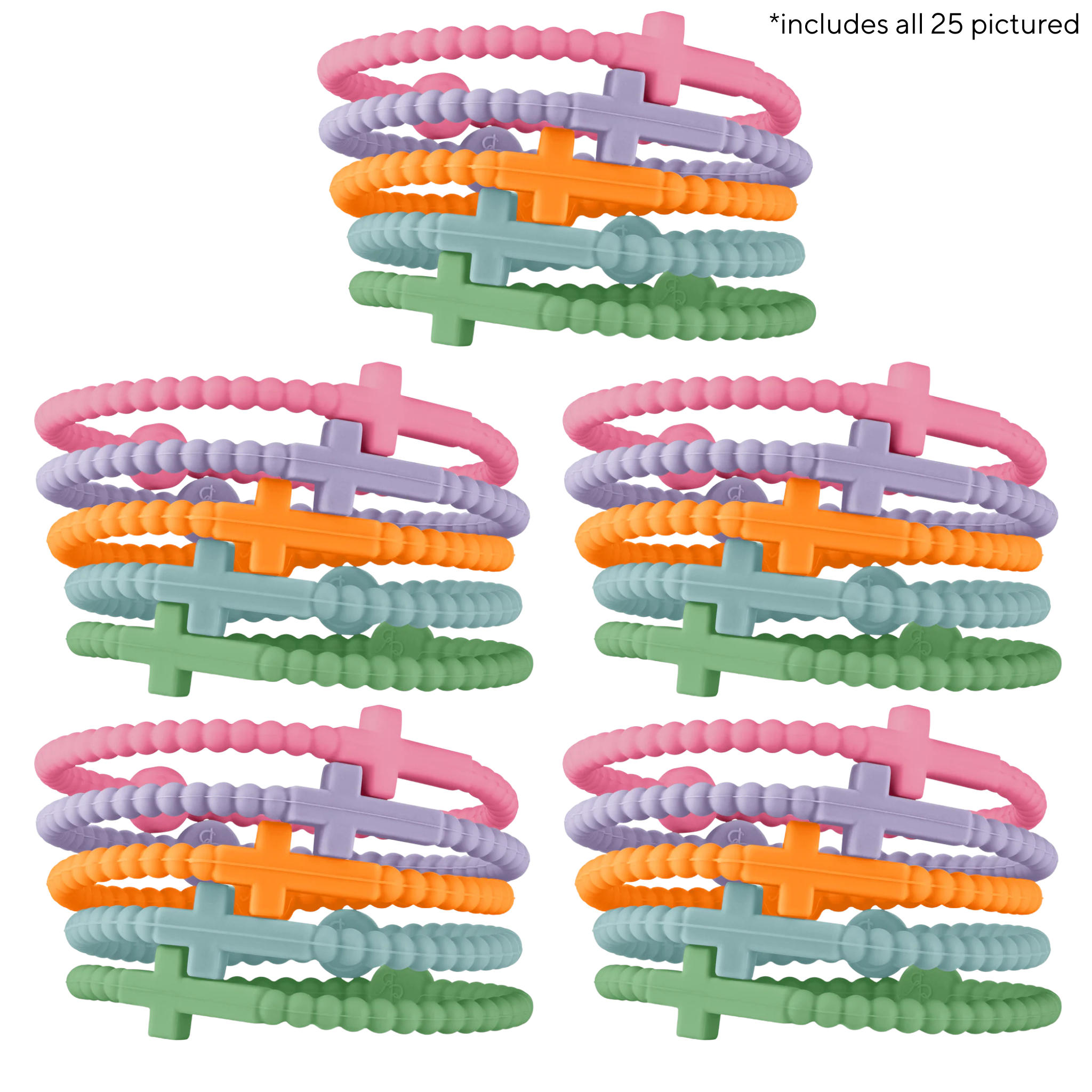 Jesus Bracelets - 25 Packs