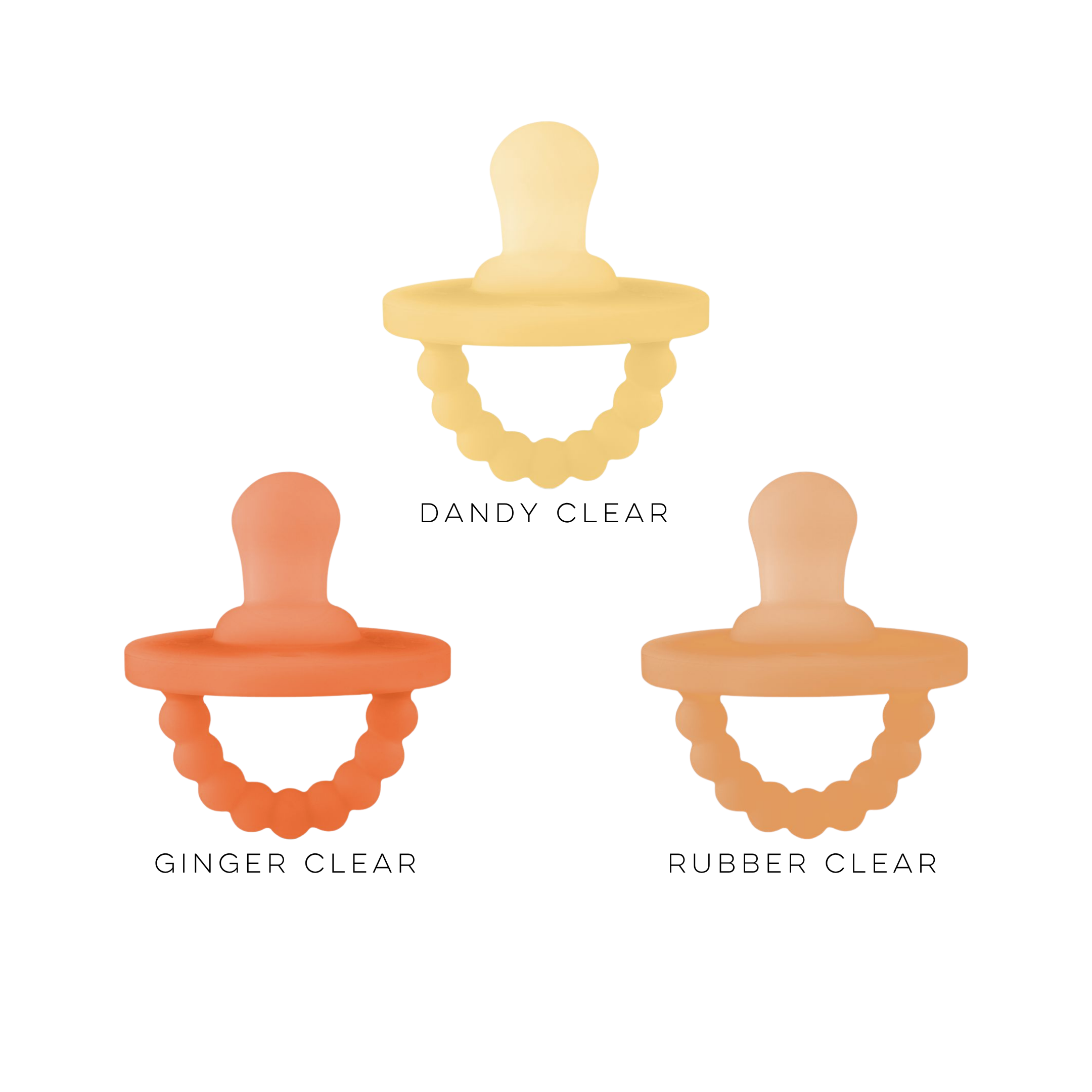 Cutie PAT Flat (0m+) Pacifier Value 3 Packs