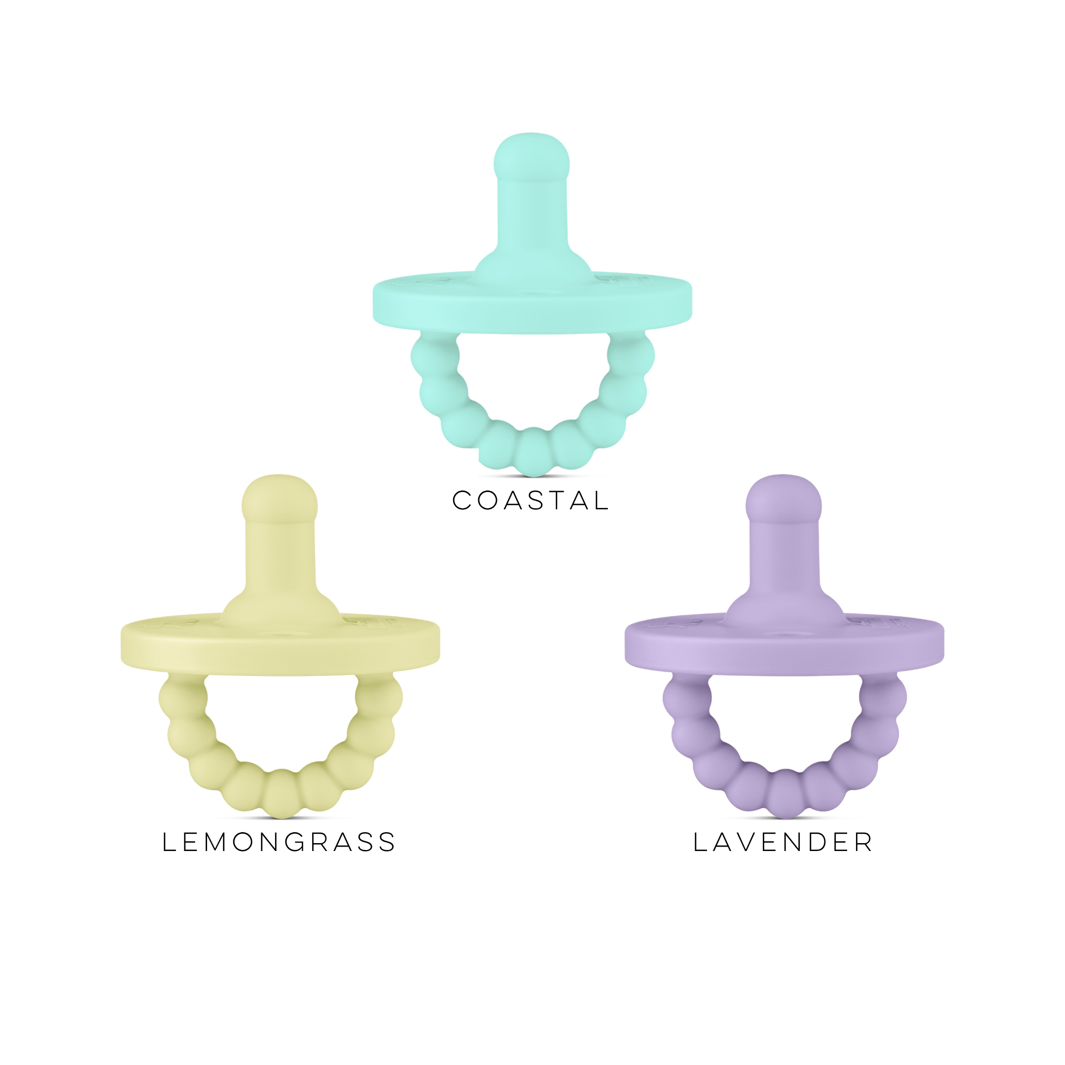 Cutie PAT Round (0m+) Pacifier Value 3 Packs