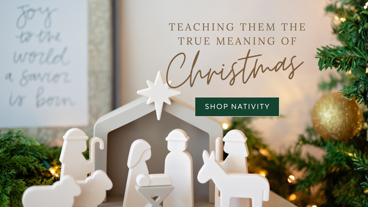 Nativity play set