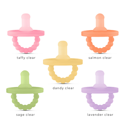 Cutie PAT Round (0-6m) Pacifier + Teether Sets
