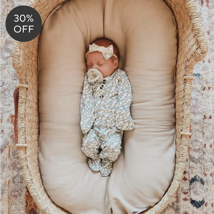 Baby in a bassinet