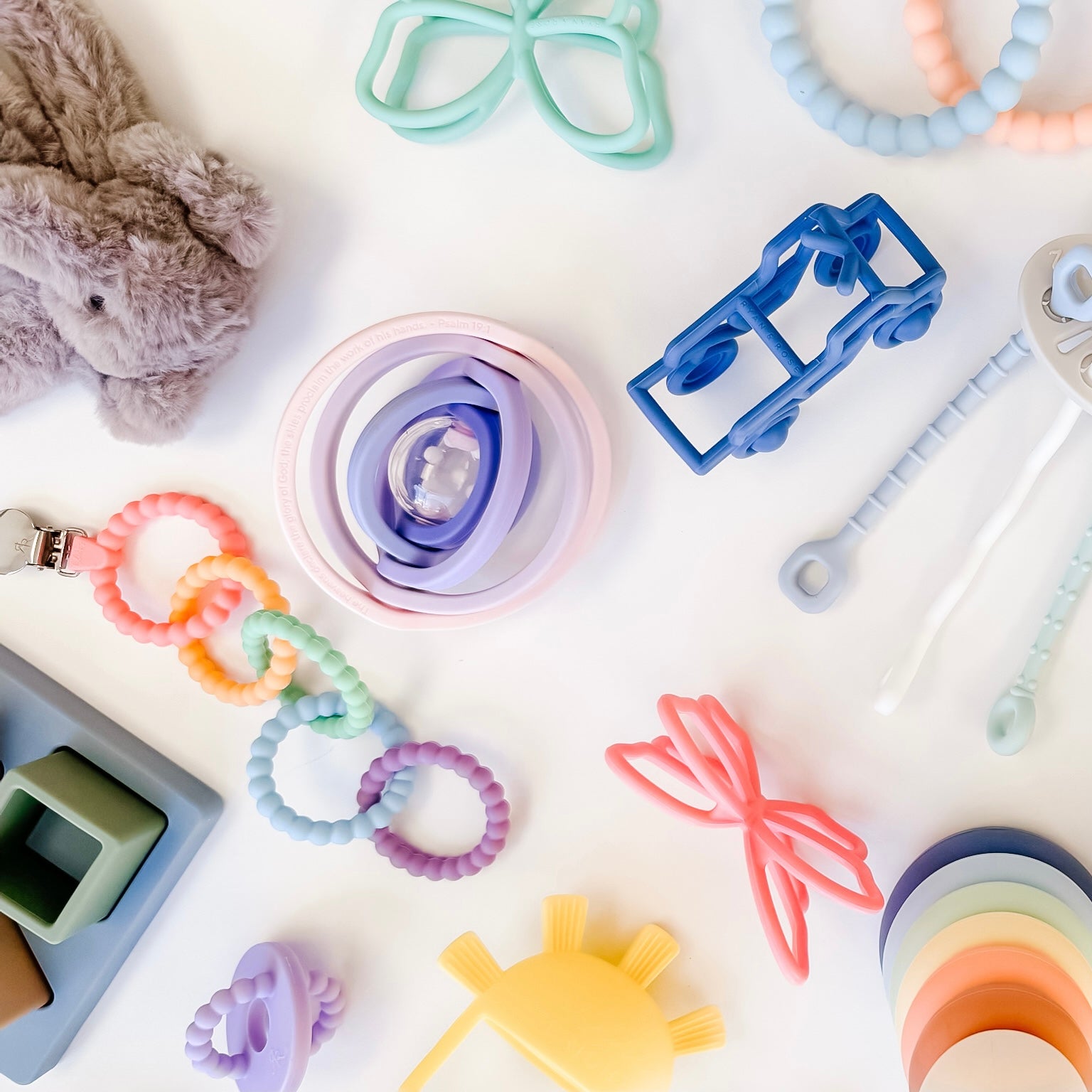 Toys on table