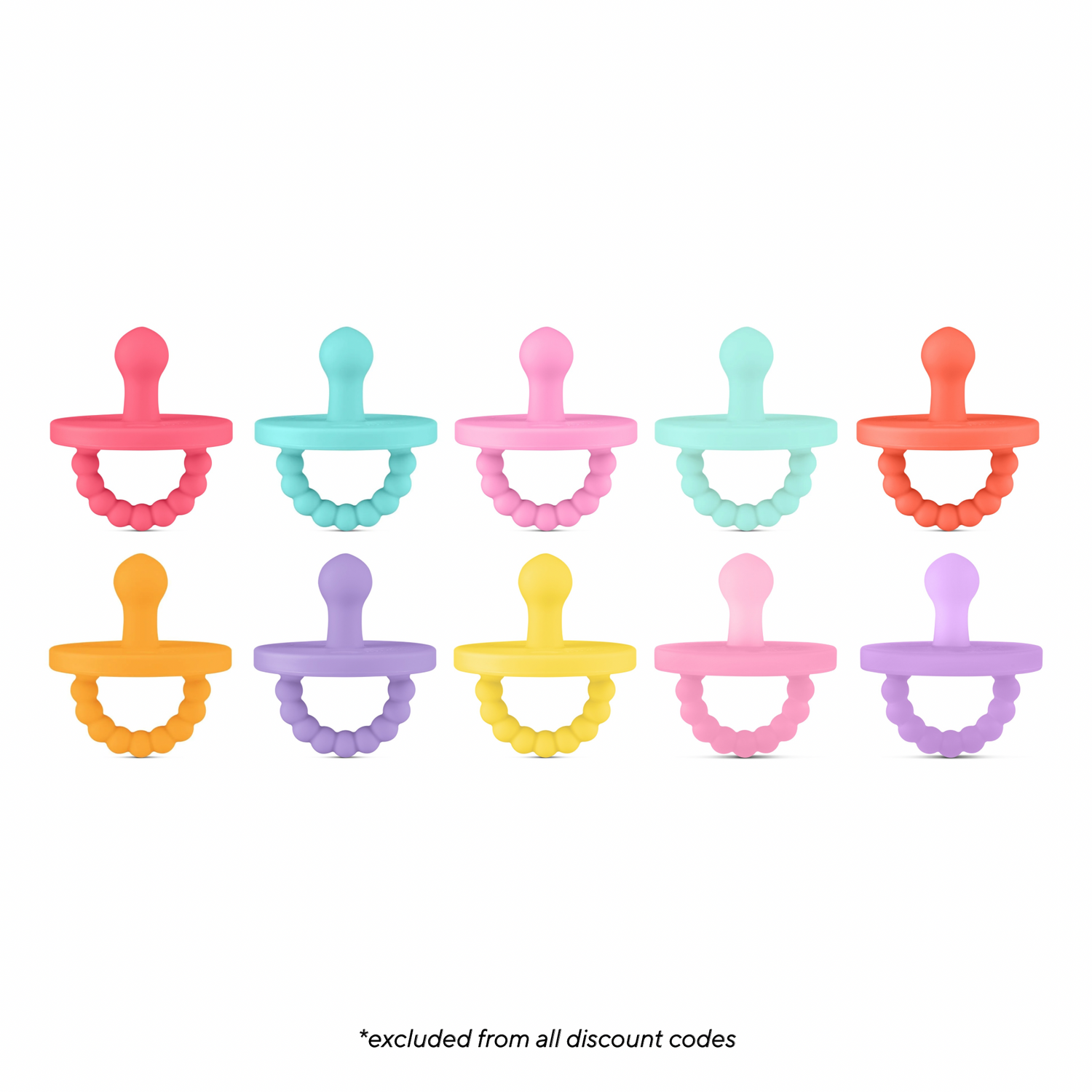 Cutie PAT Bulb (0-6m) Pacifier Value 10 Packs