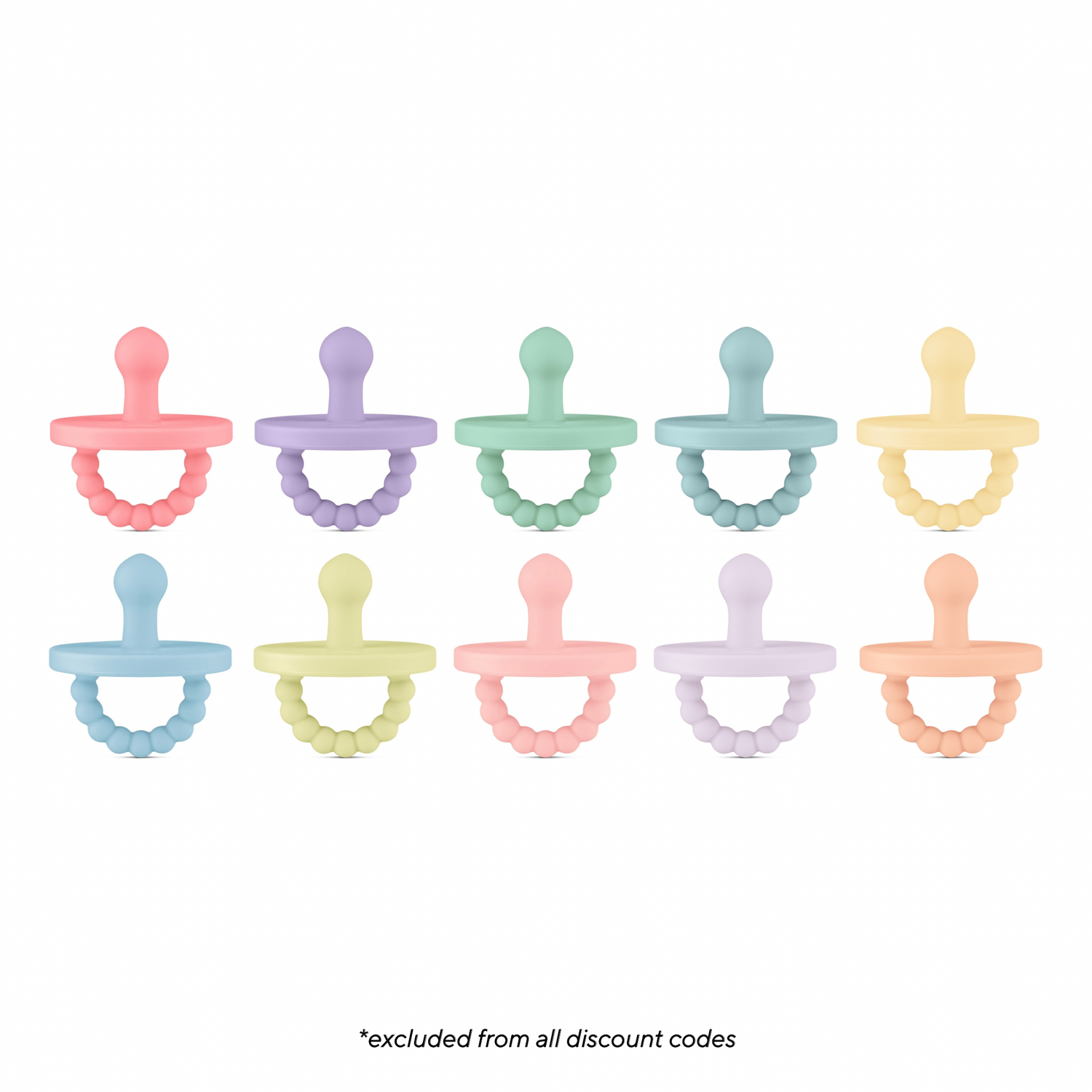 Cutie PAT Bulb (0-6m) Pacifier Value 10 Packs