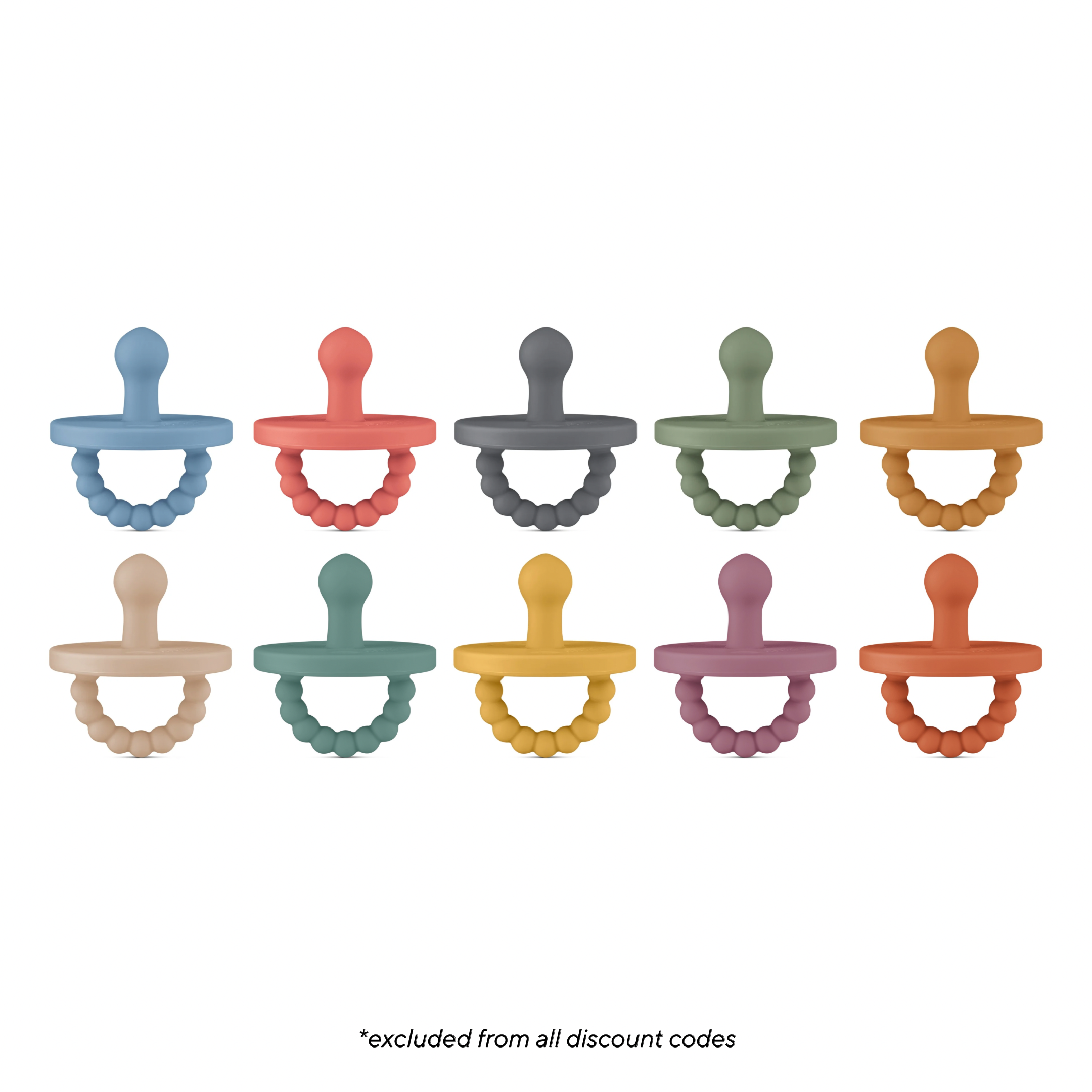 Cutie PAT Bulb (0-6m) Pacifier Value 10 Packs