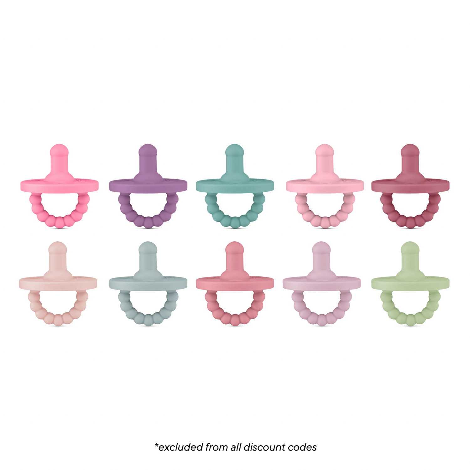 Cutie PAT Round (0-6m) Pacifier Value 10 Packs