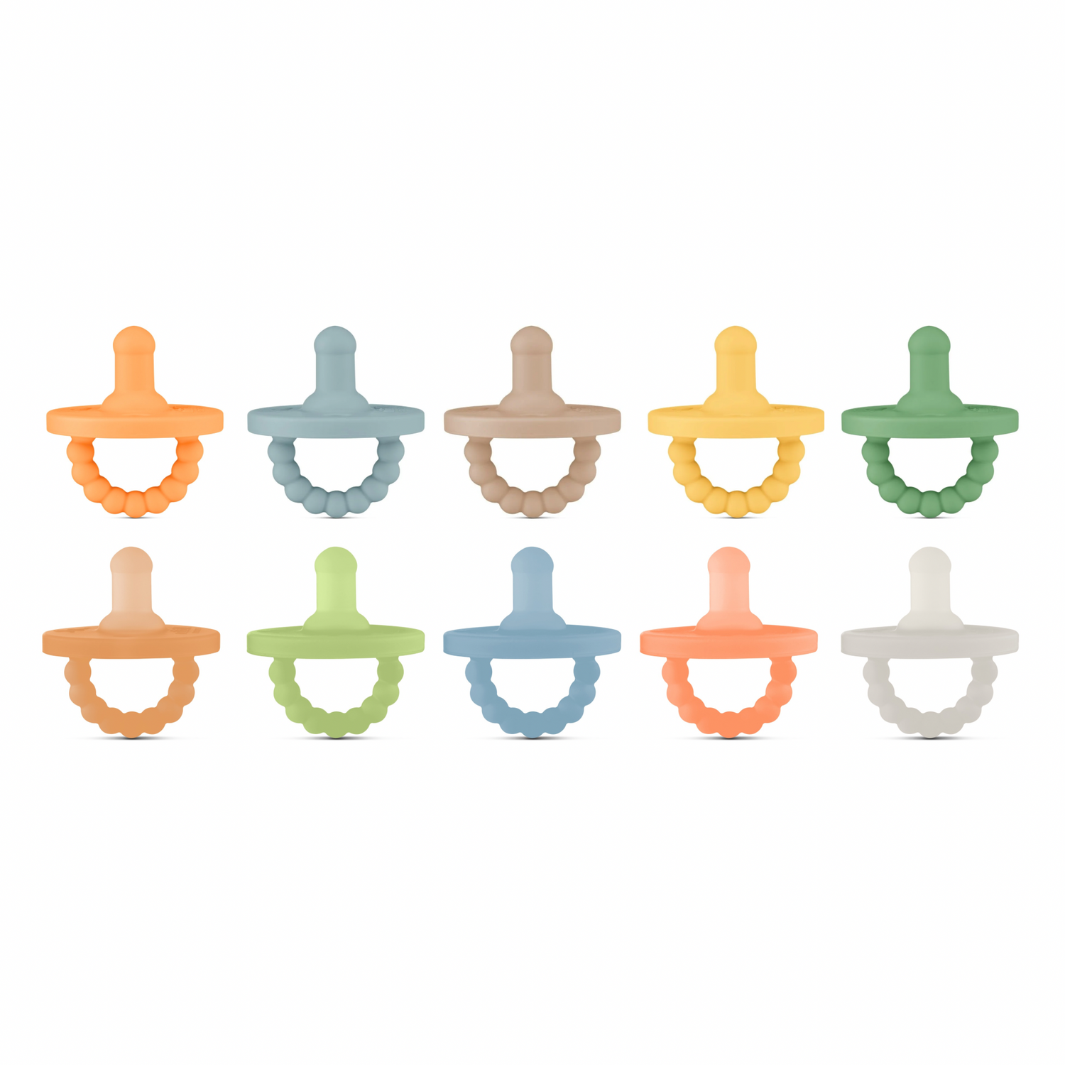 Cutie PAT Round (0-6m) Pacifier Value 10 Packs