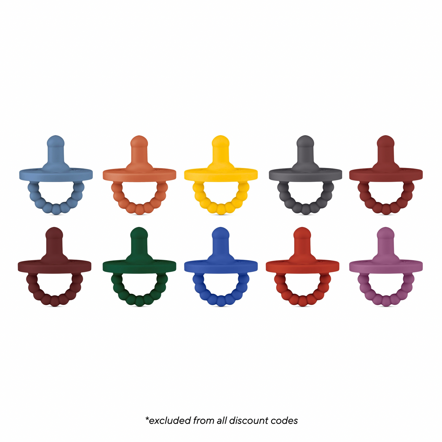 Cutie PAT Round (0-6m) Pacifier Value 10 Packs