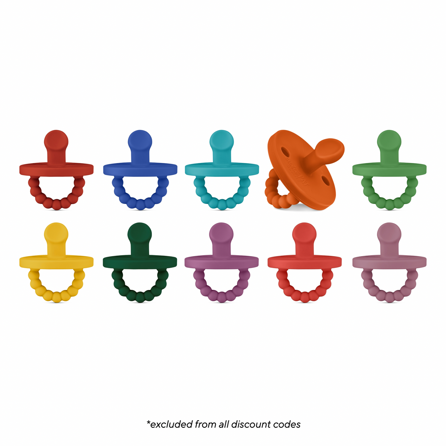 Cutie PAT Slant (0-6m) Pacifier Value 10 Packs