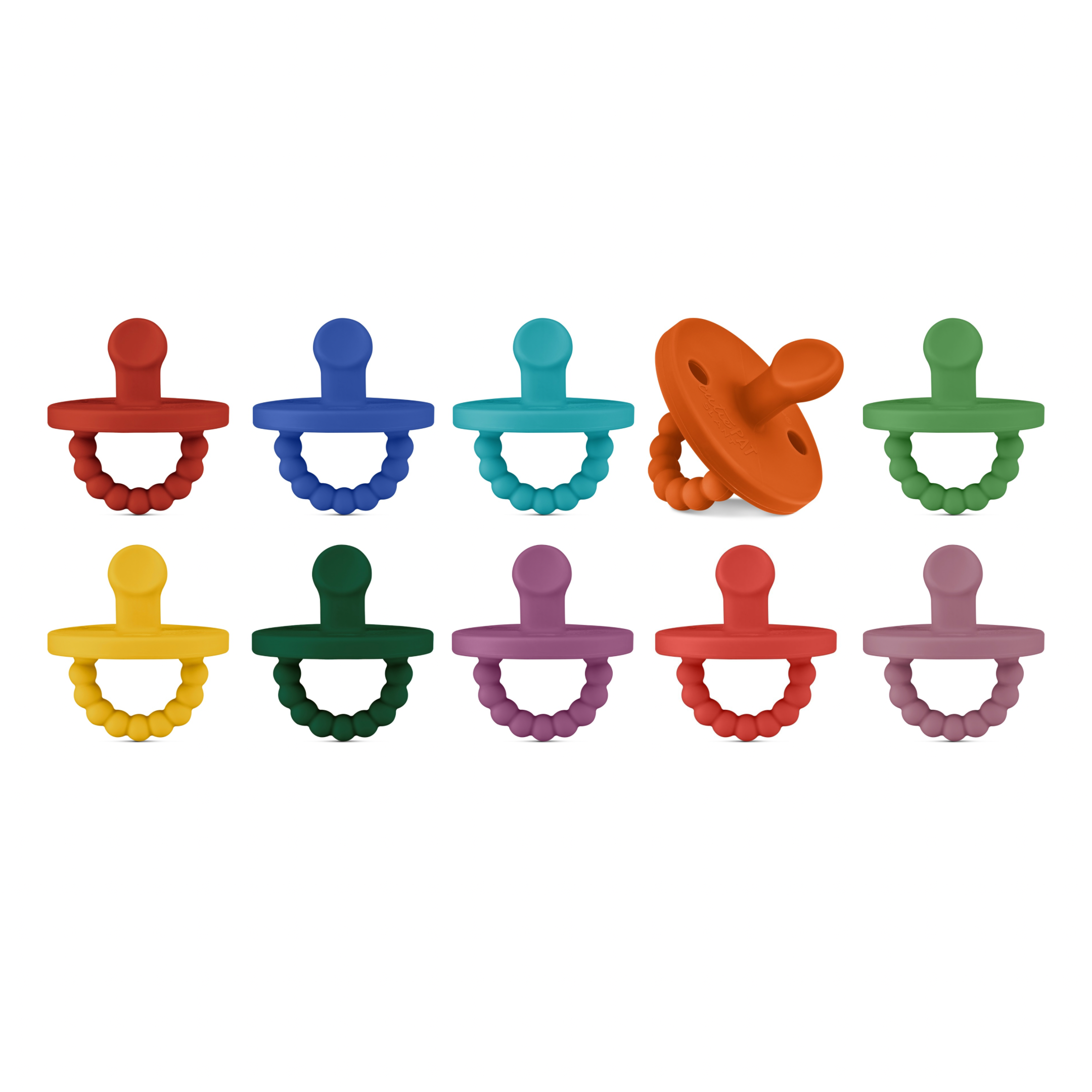 Cutie PAT Slant (0-6m) Pacifier Value 10 Packs
