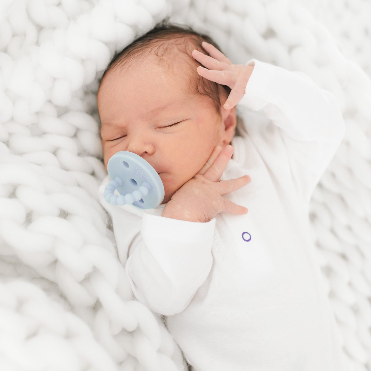 Baby using Blue Cutie PAT Bulb.